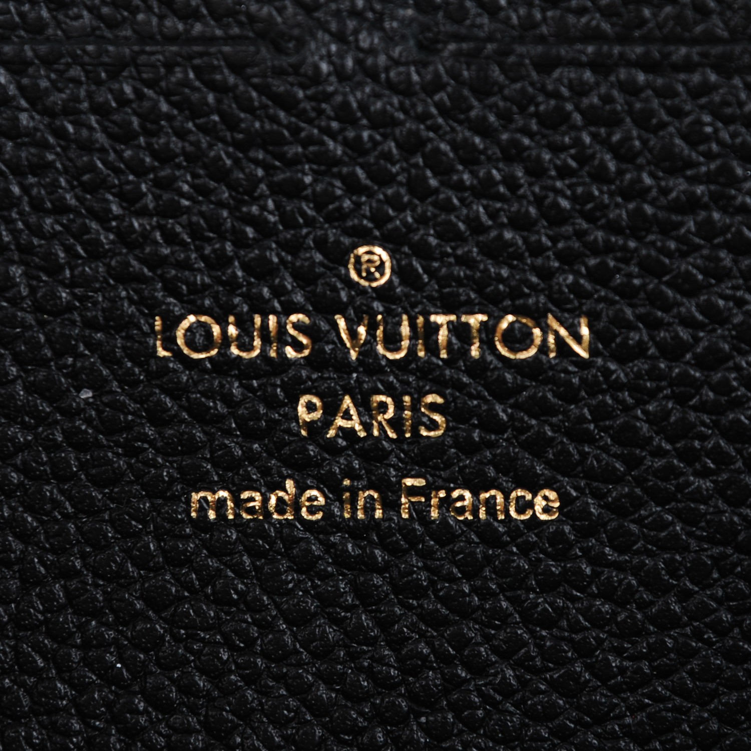 LOUIS VUITTON Empreinte Clemence Wallet Black 167551