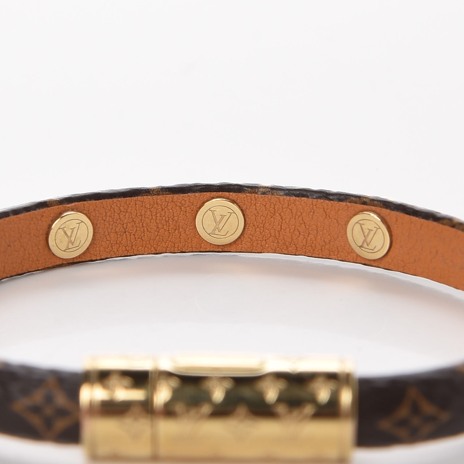 LOUIS VUITTON Monogram Yummy LV Bracelet 17 295950