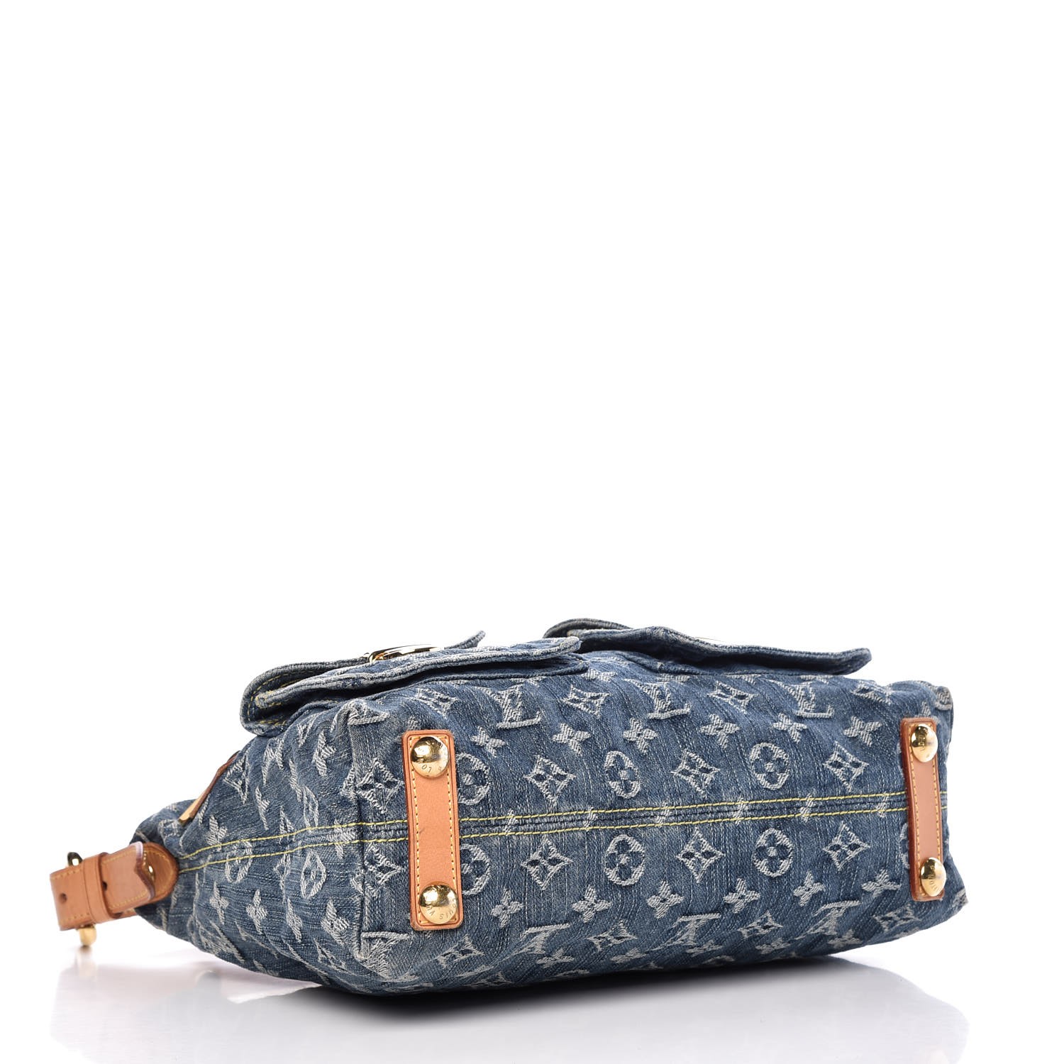 LOUIS VUITTON Denim Baggy PM Blue 340705