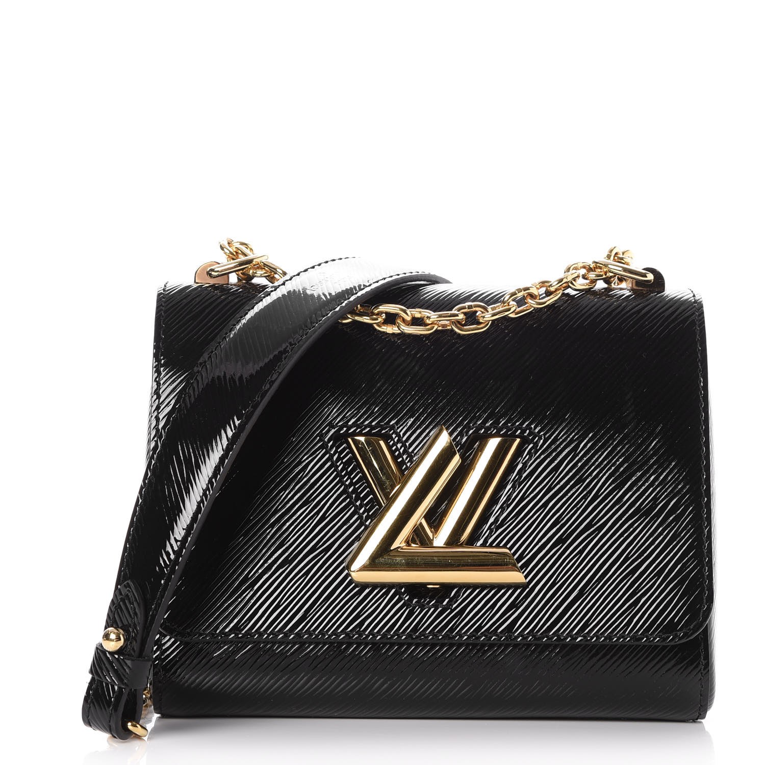 Louis Vuitton Lv Ghw Twist Sequin Bird Shoulder Bag Epi Black Auction