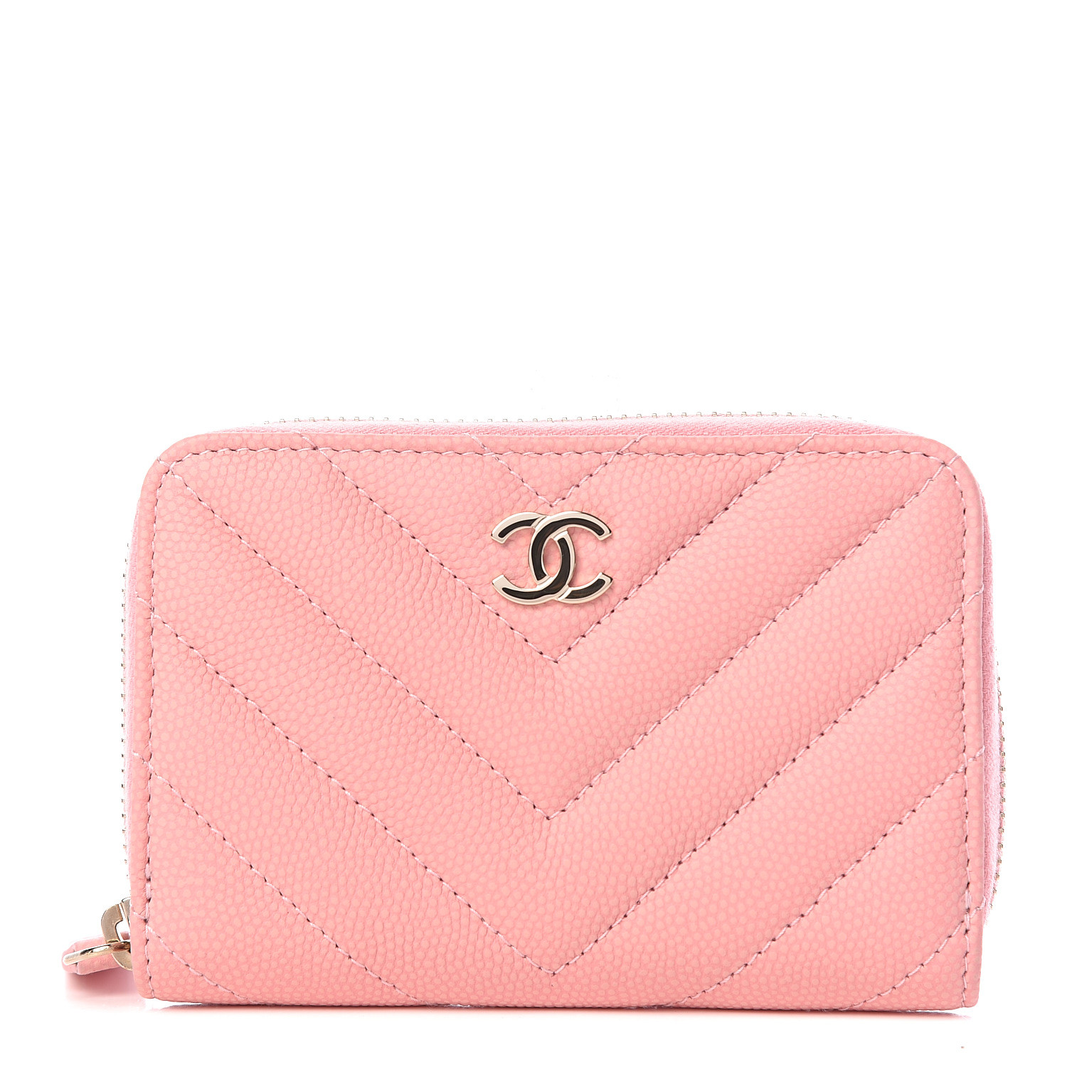 chevron coin purse