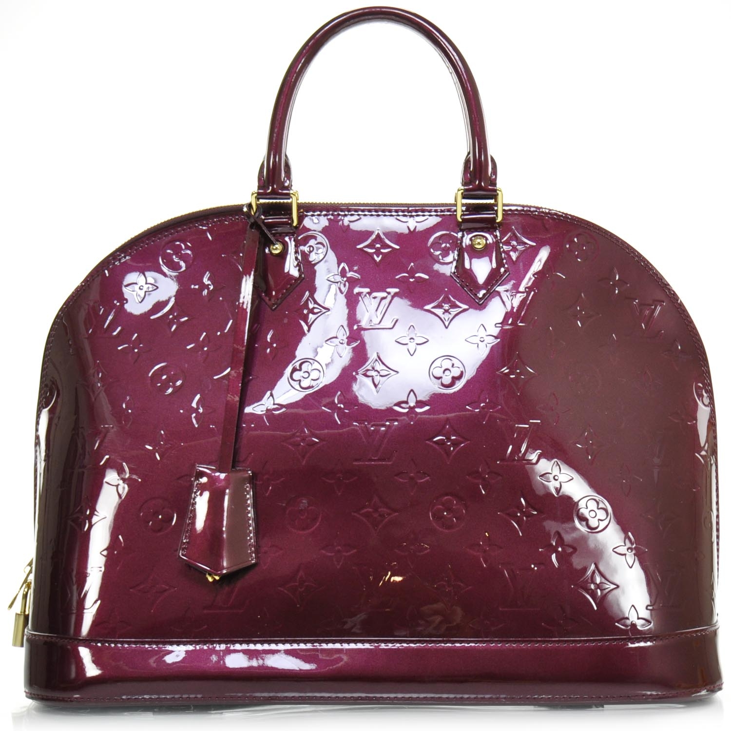 Louis Vuitton Rouge Fauviste Vernis Wilshire Pm Bag' In Burgundy