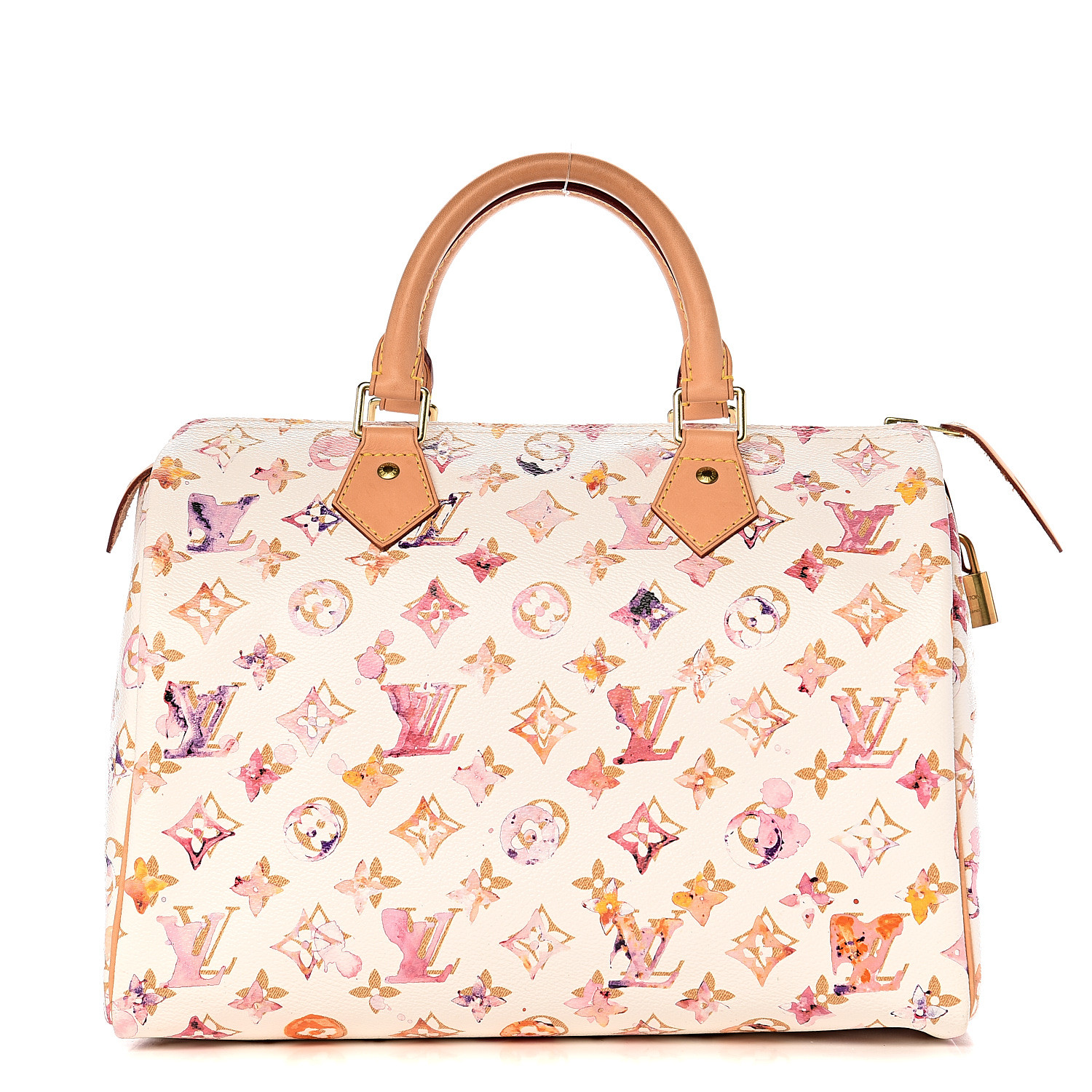 LOUIS VUITTON Watercolor Aquarelle Speedy 30 White 546642