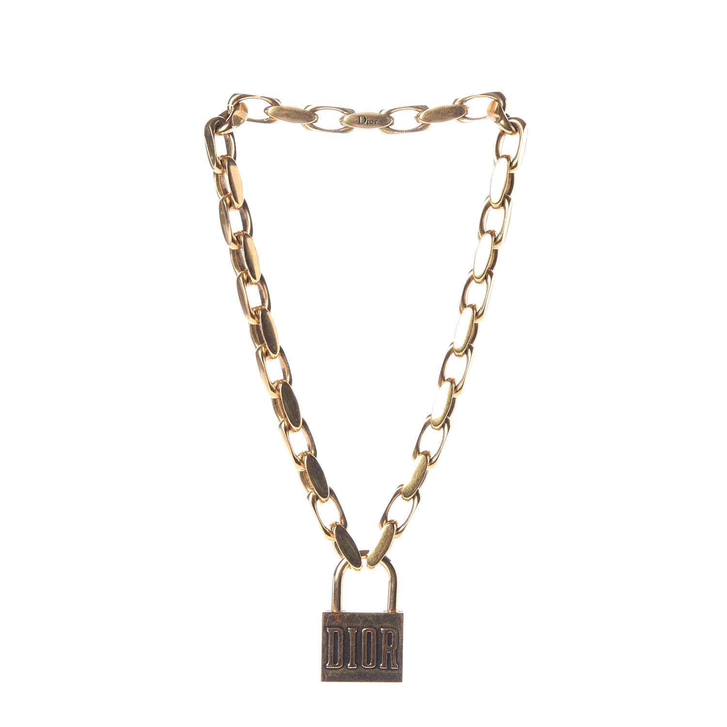 dior necklace locket