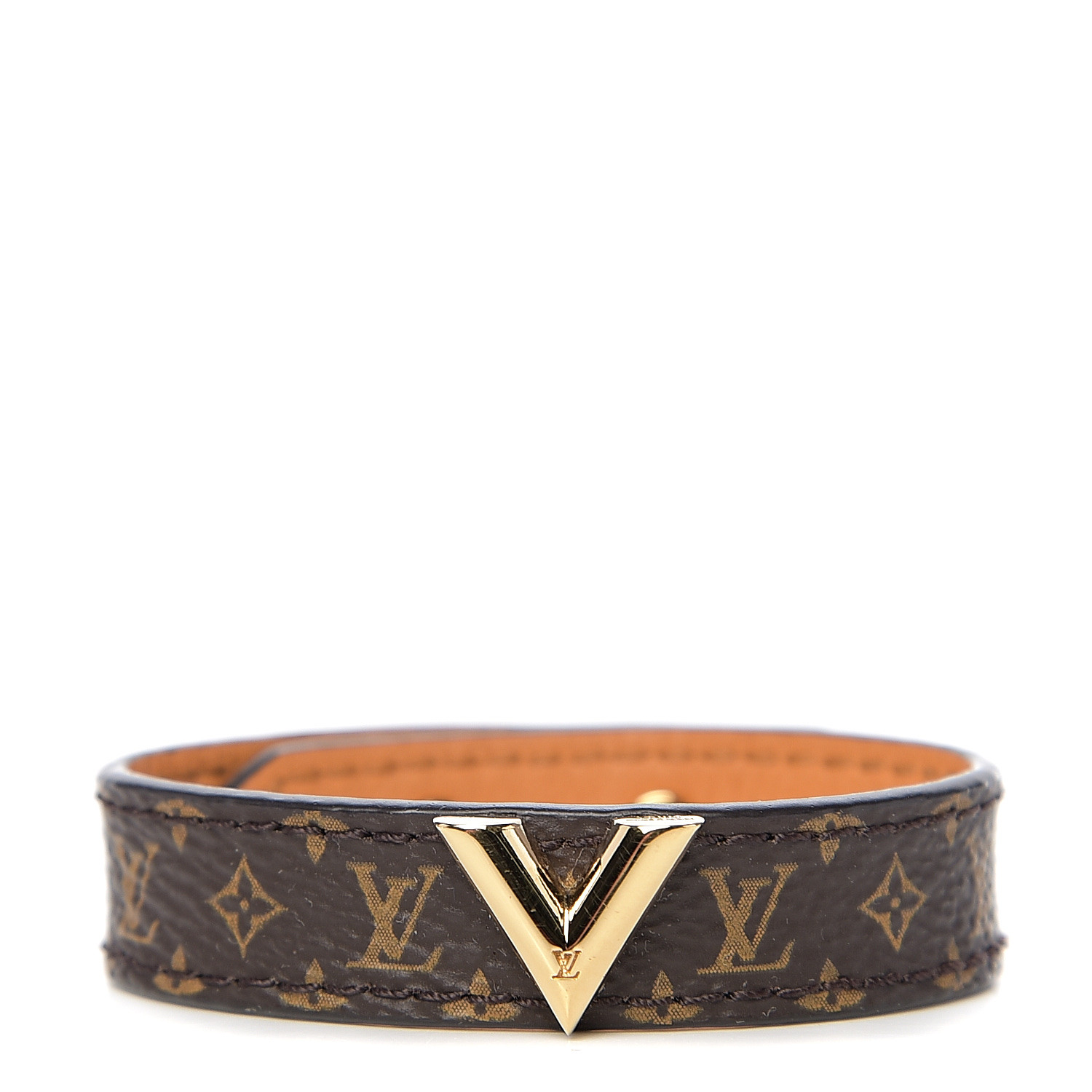 LOUIS VUITTON Monogram Essential V Bracelet 15 530834