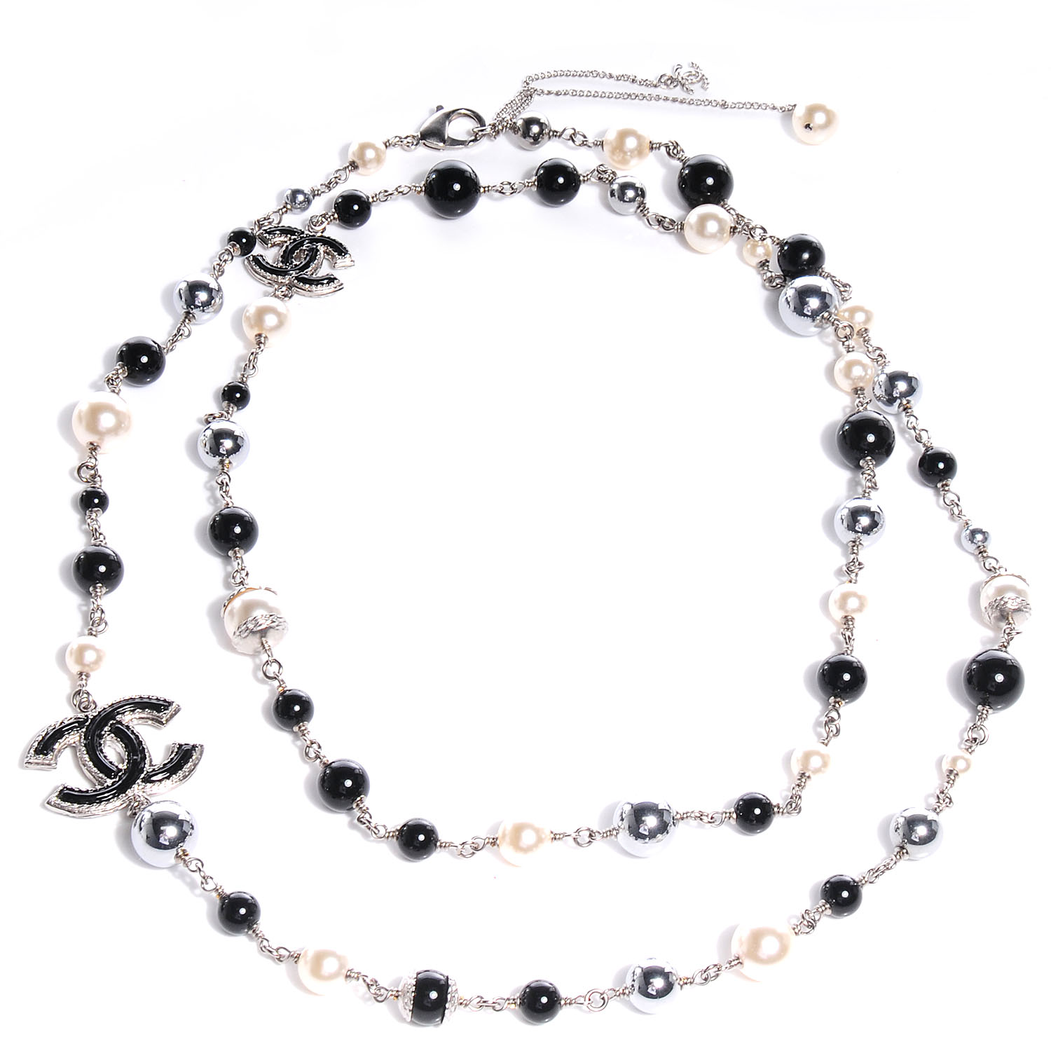 chanel bead necklace