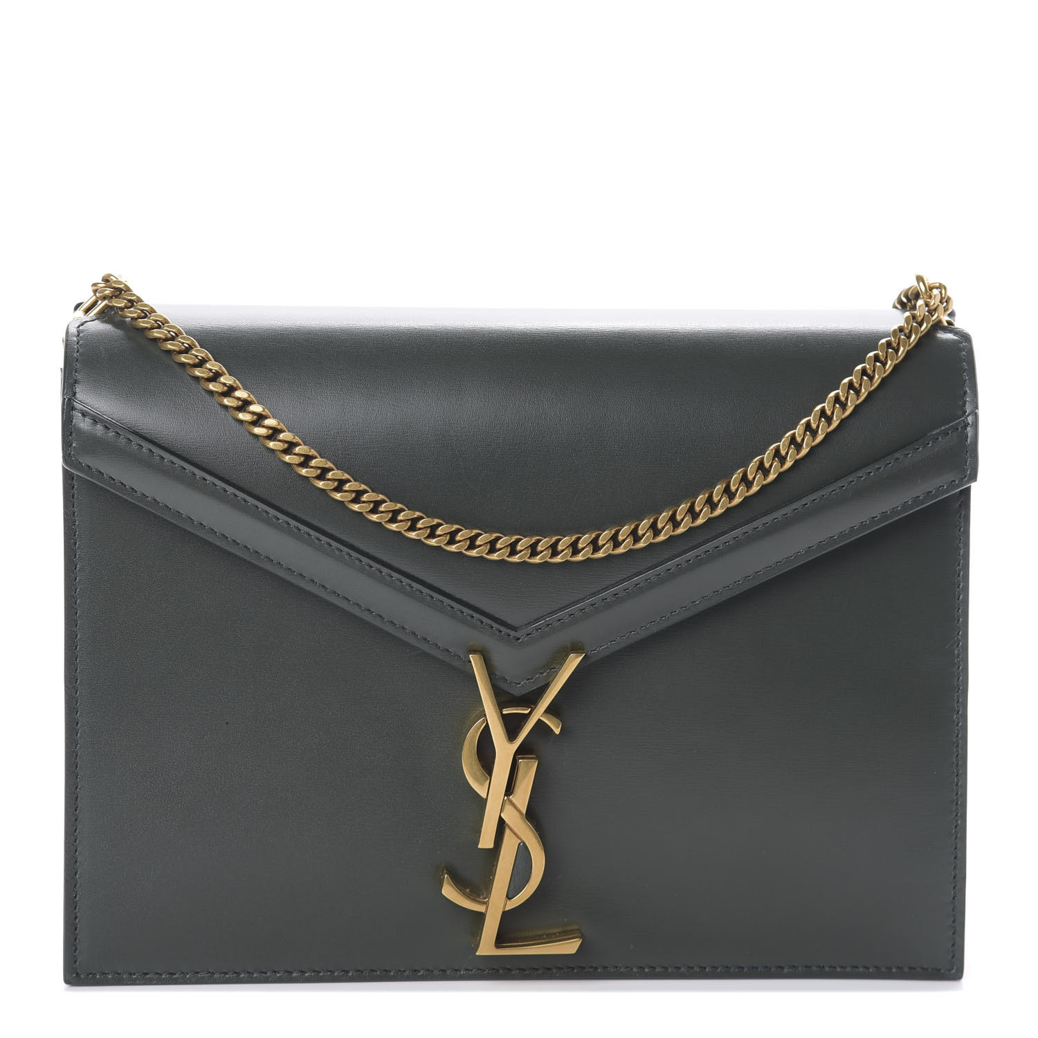large cassandra calfskin shoulder bag
