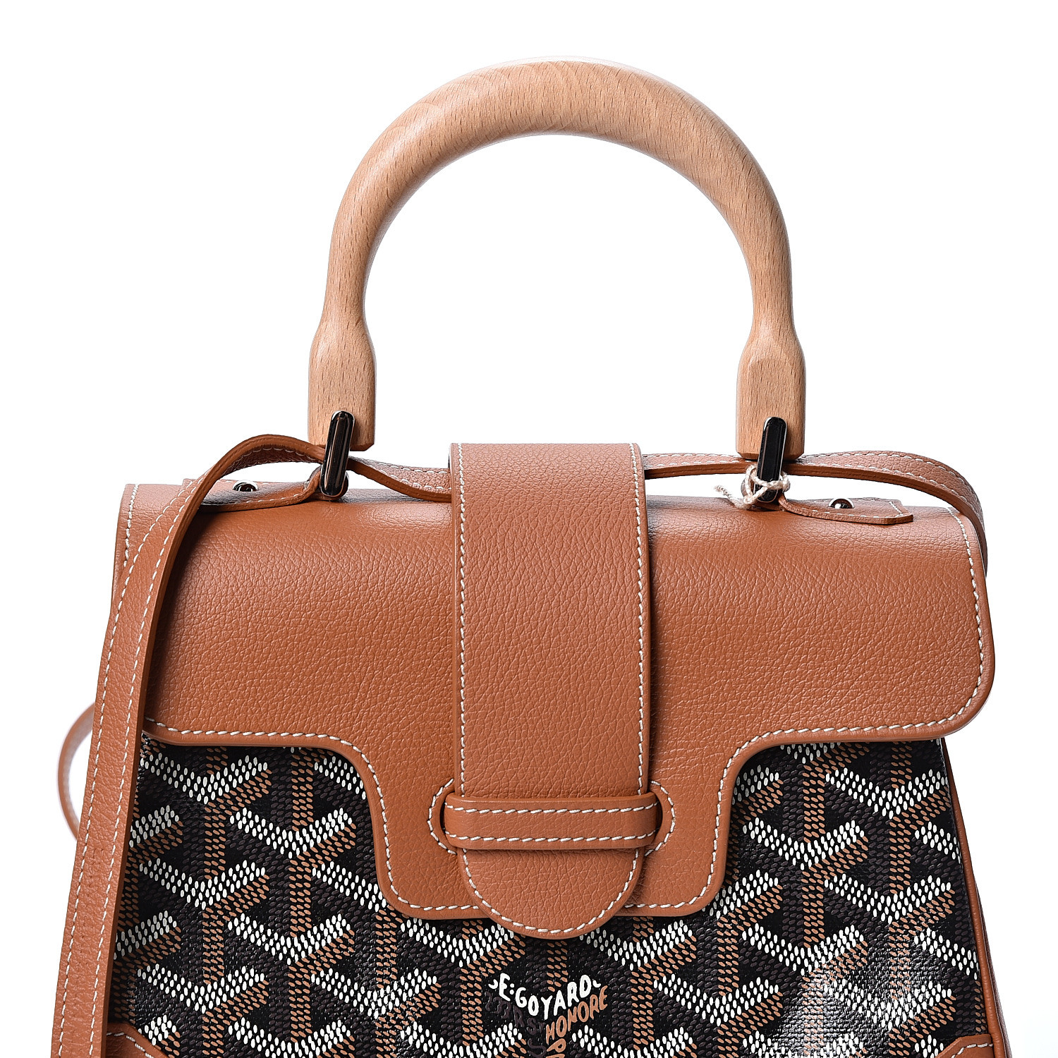 gold goyard bag
