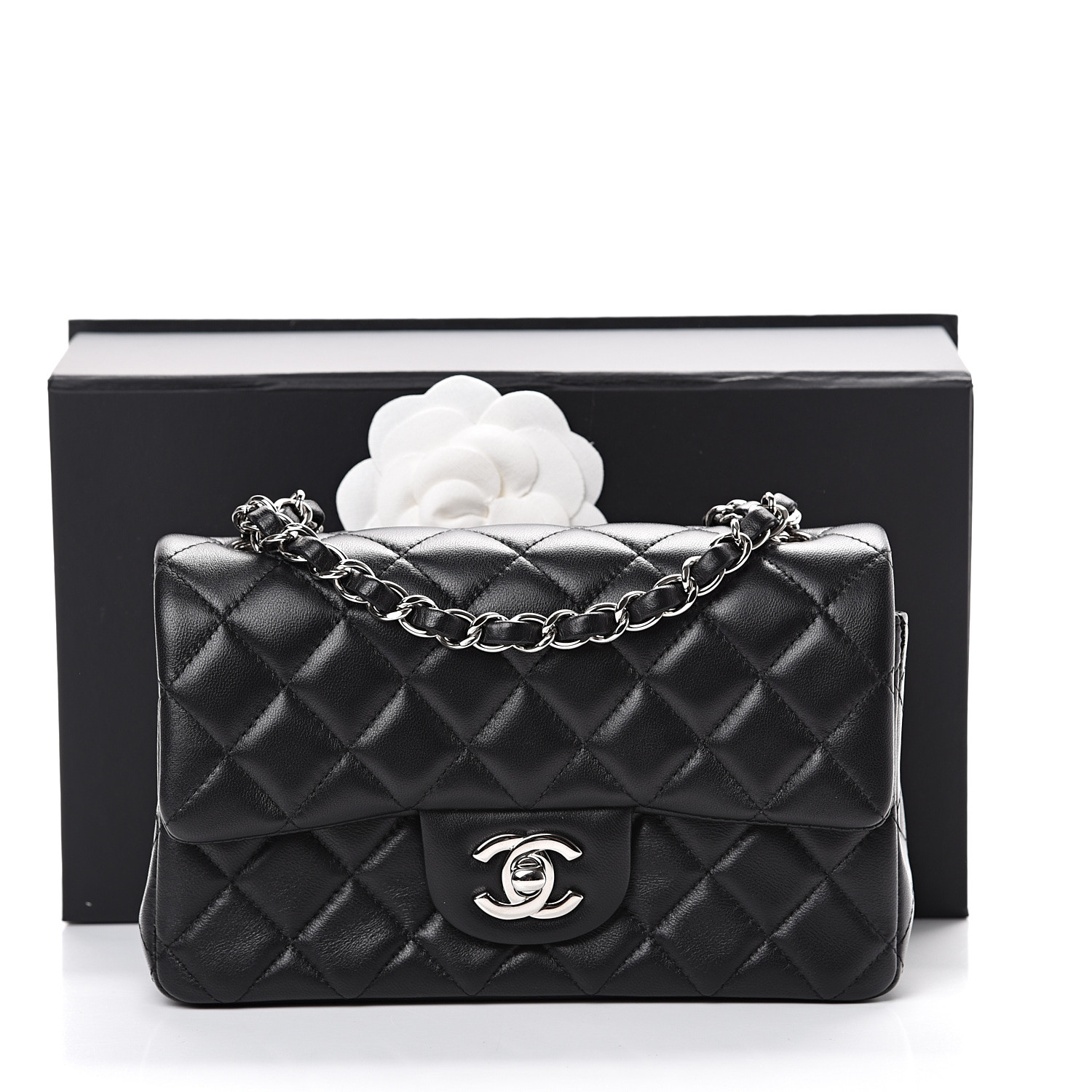 chanel mini rectangular lambskin