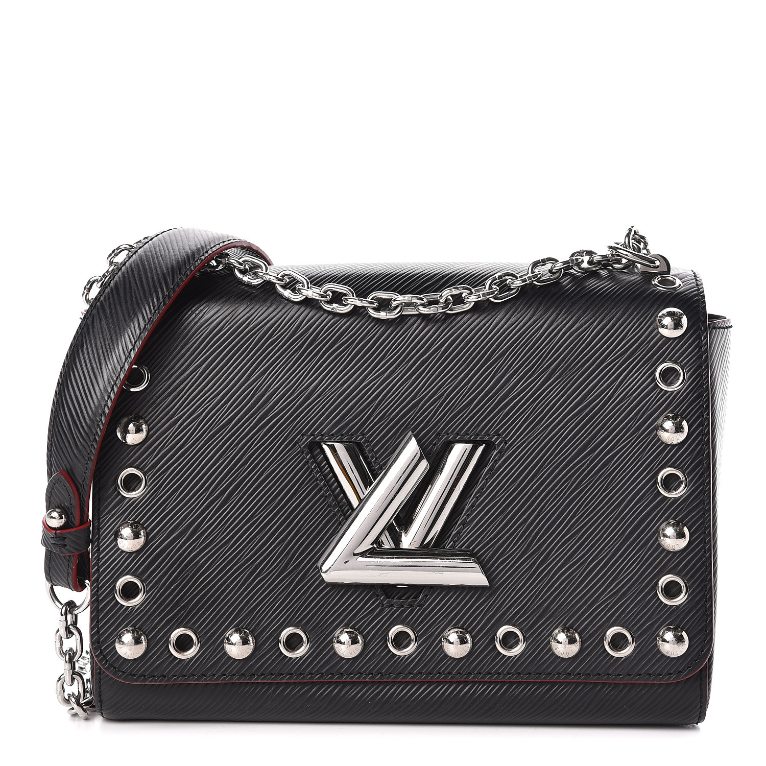 Louis Vuitton EPI Studded Twist Shoulder Bag mm Denim Light