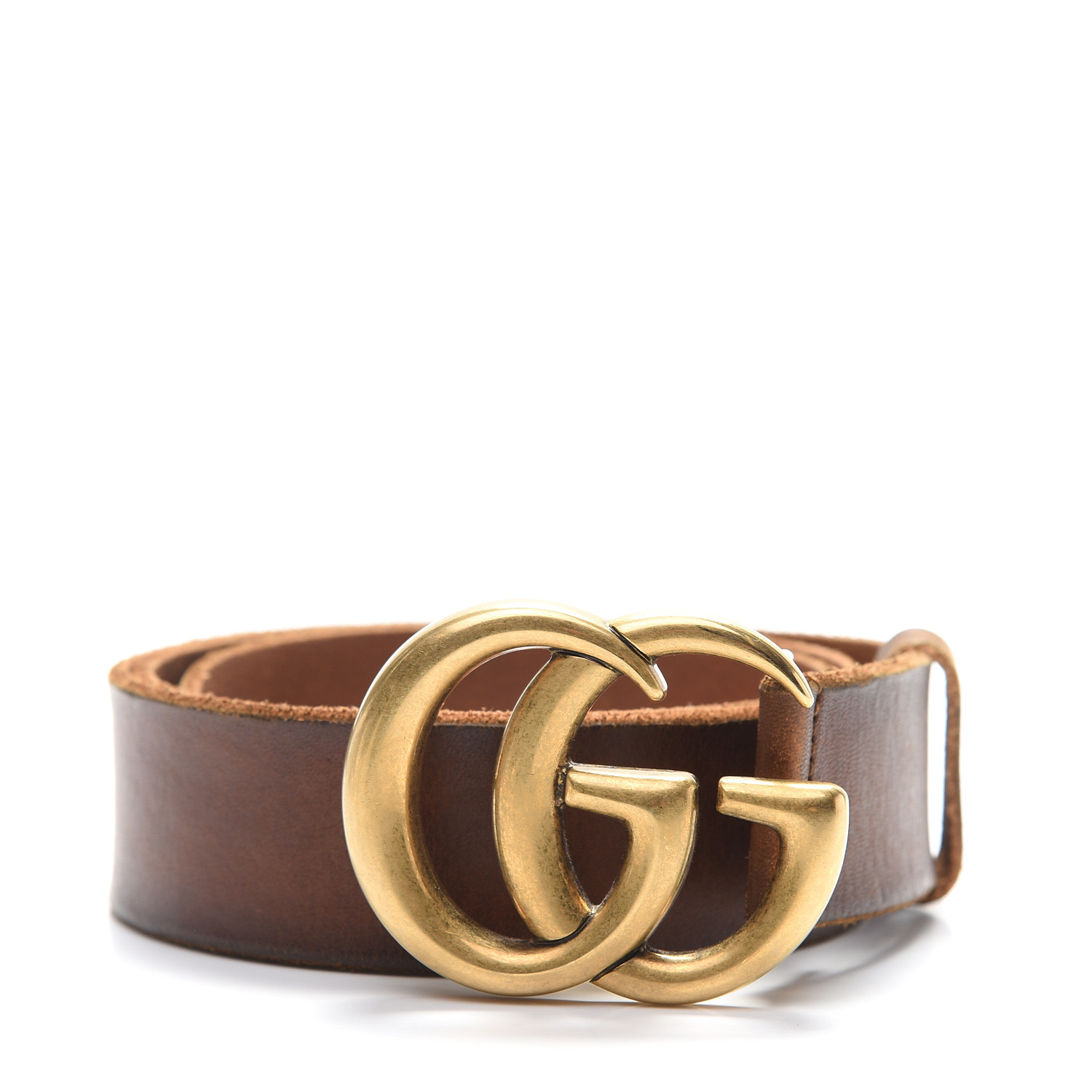 gucci double g belt brown