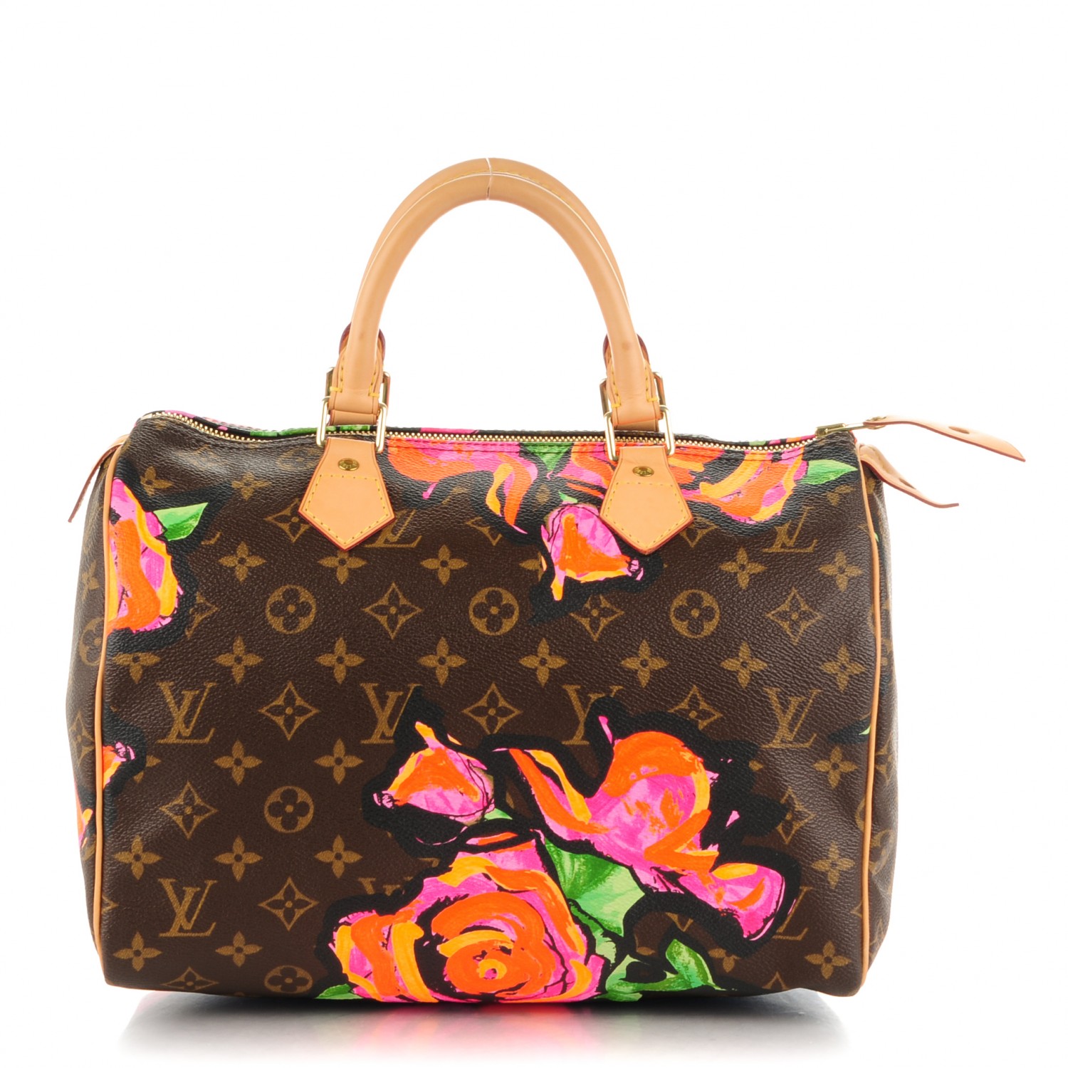 LOUIS VUITTON Monogram Stephen Sprouse Roses Speedy 30 156301