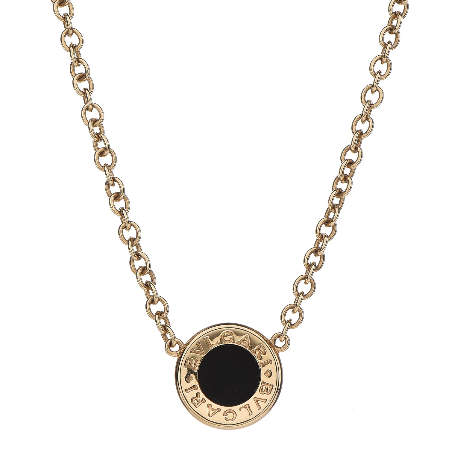 bvlgari necklace black onyx