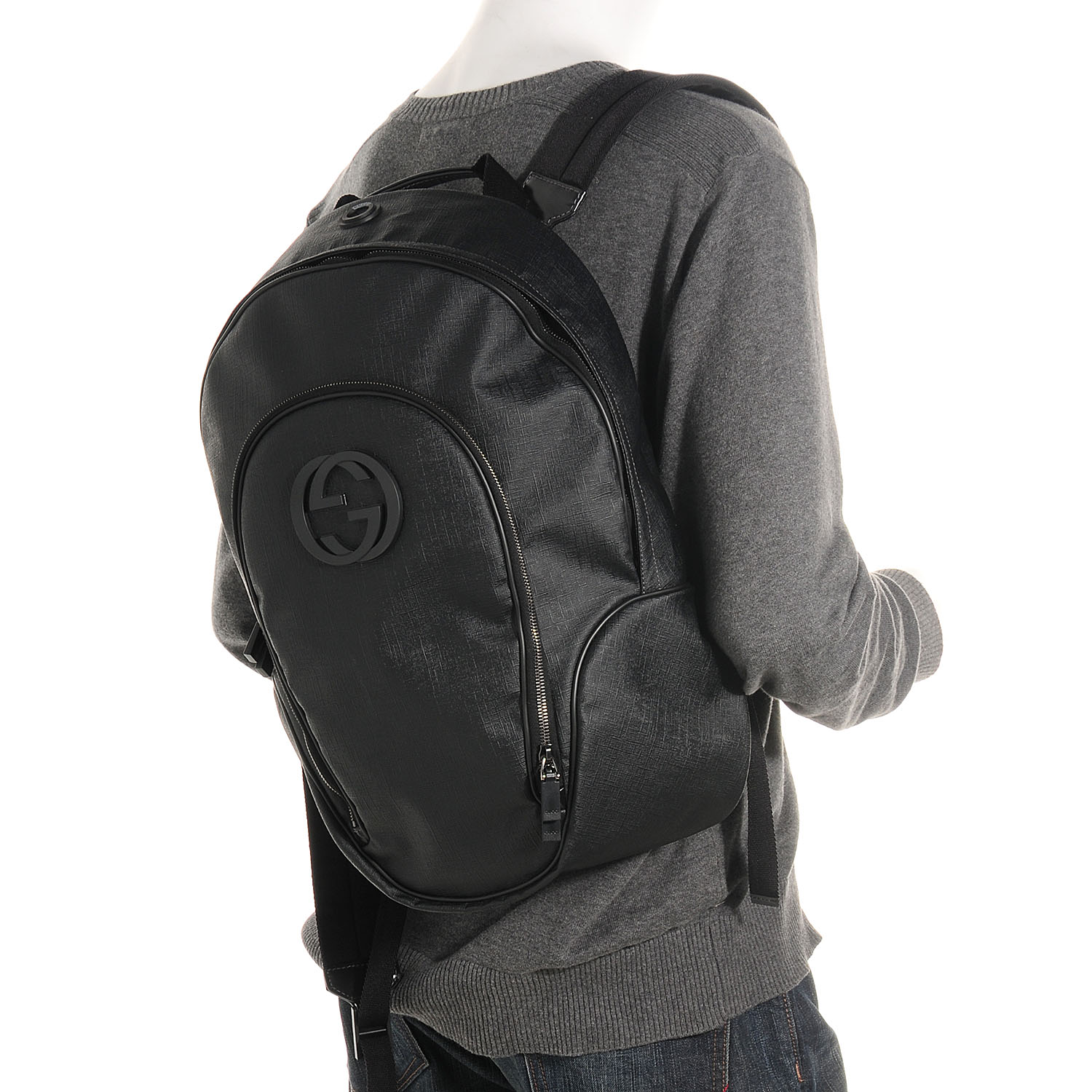 gucci gg backpack black