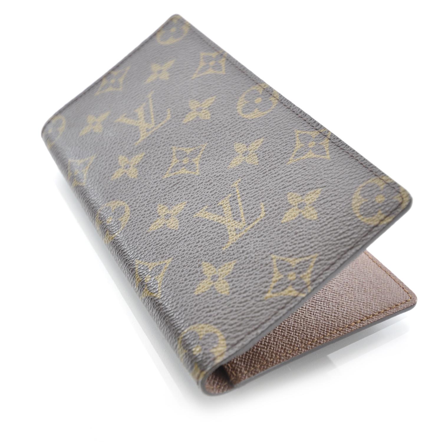 LOUIS VUITTON Monogram Checkbook Holder Wallet Cover 29860