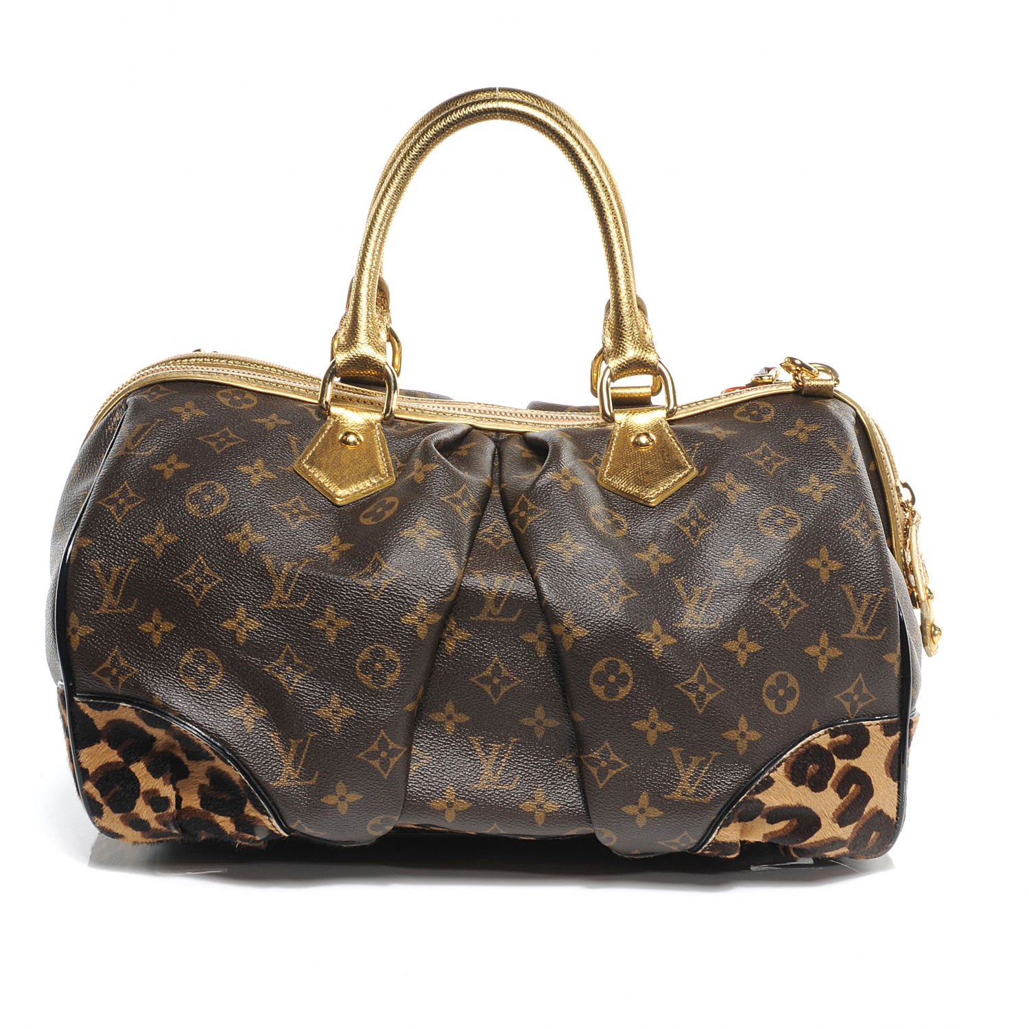 LOUIS VUITTON Monogram Leopard Stephen Bag 52055