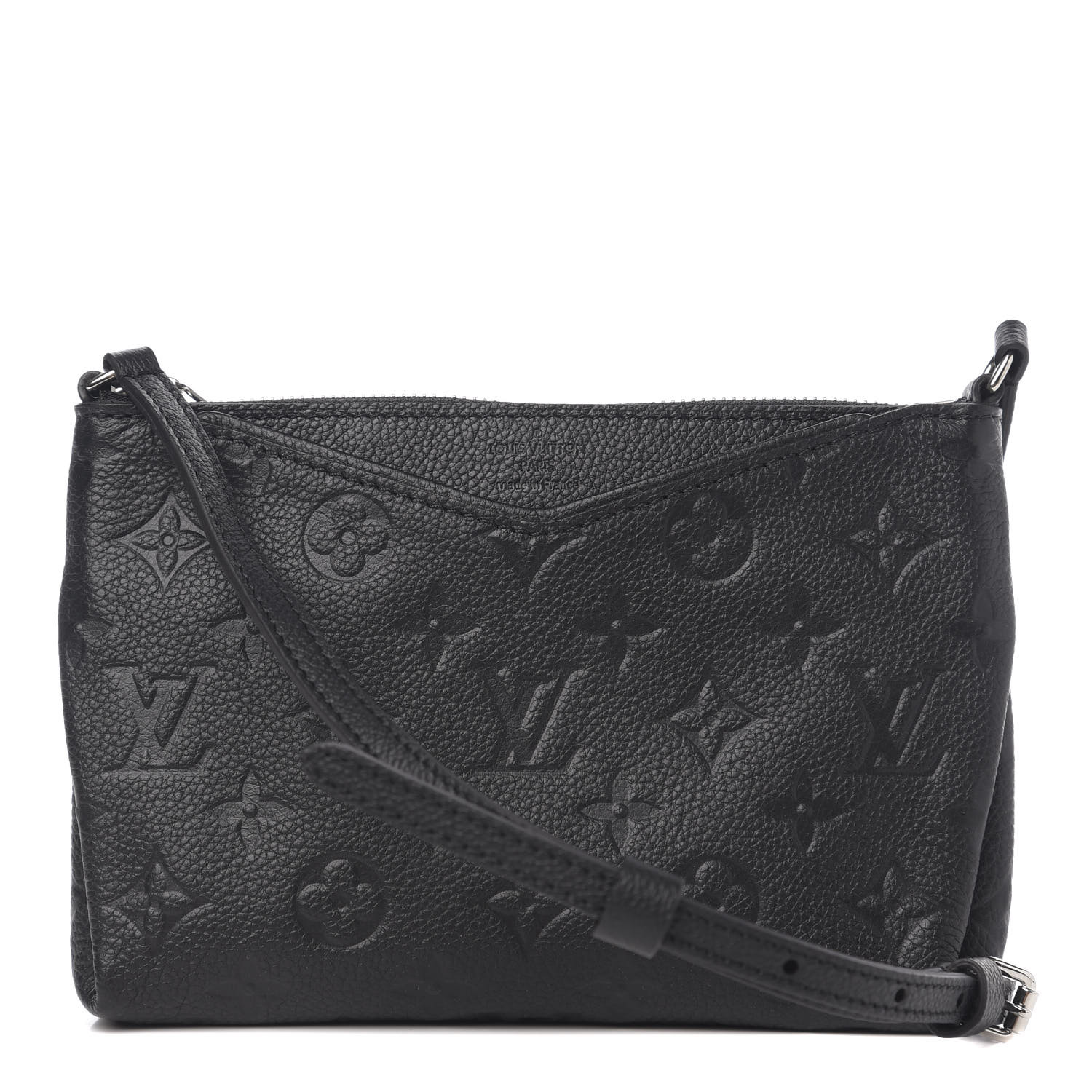 louis vuitton black embossed crossbody