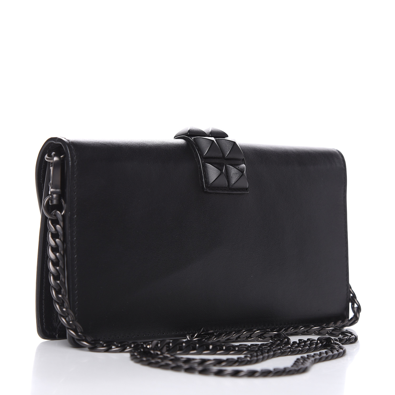 black studded mini bag