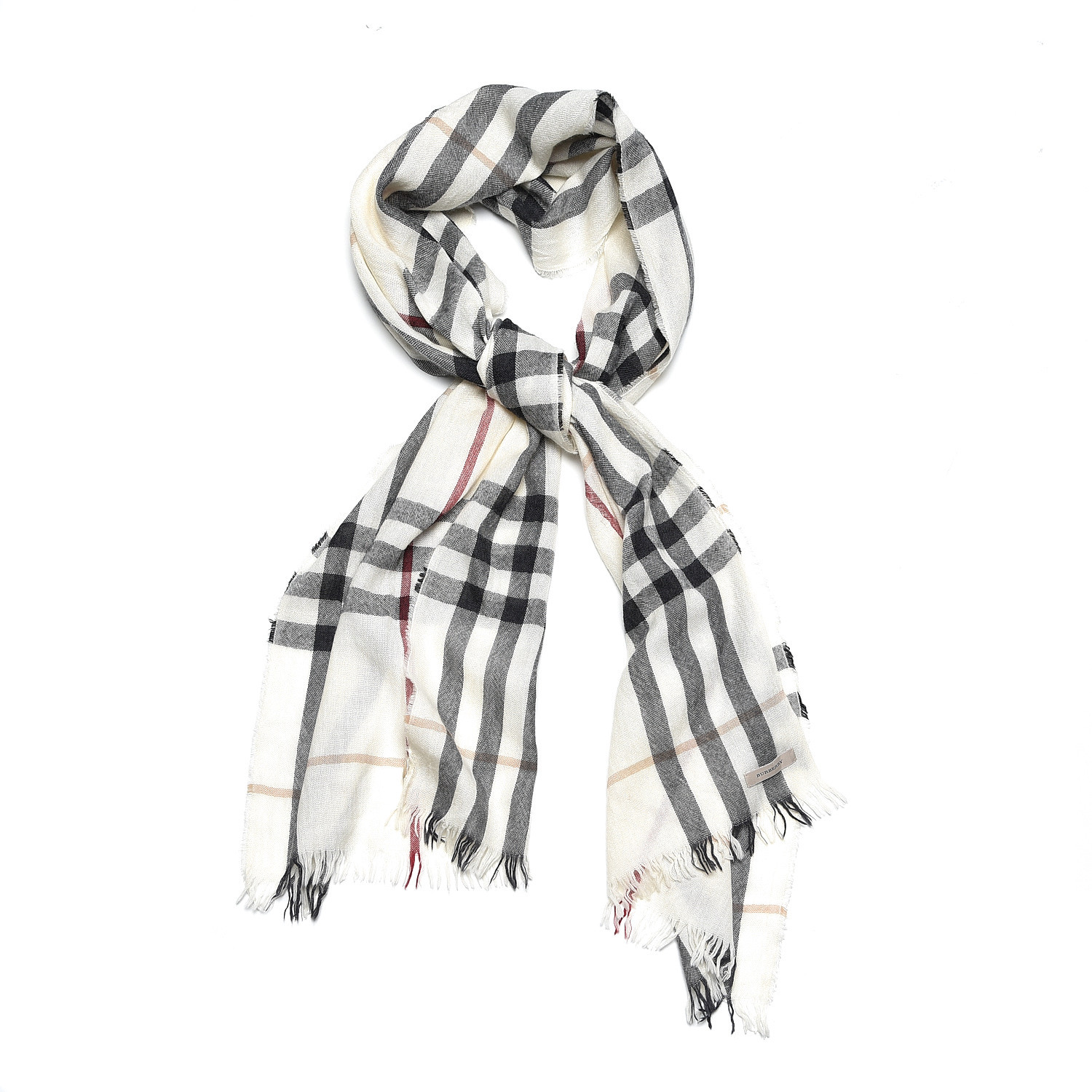 burberry scarf ivory