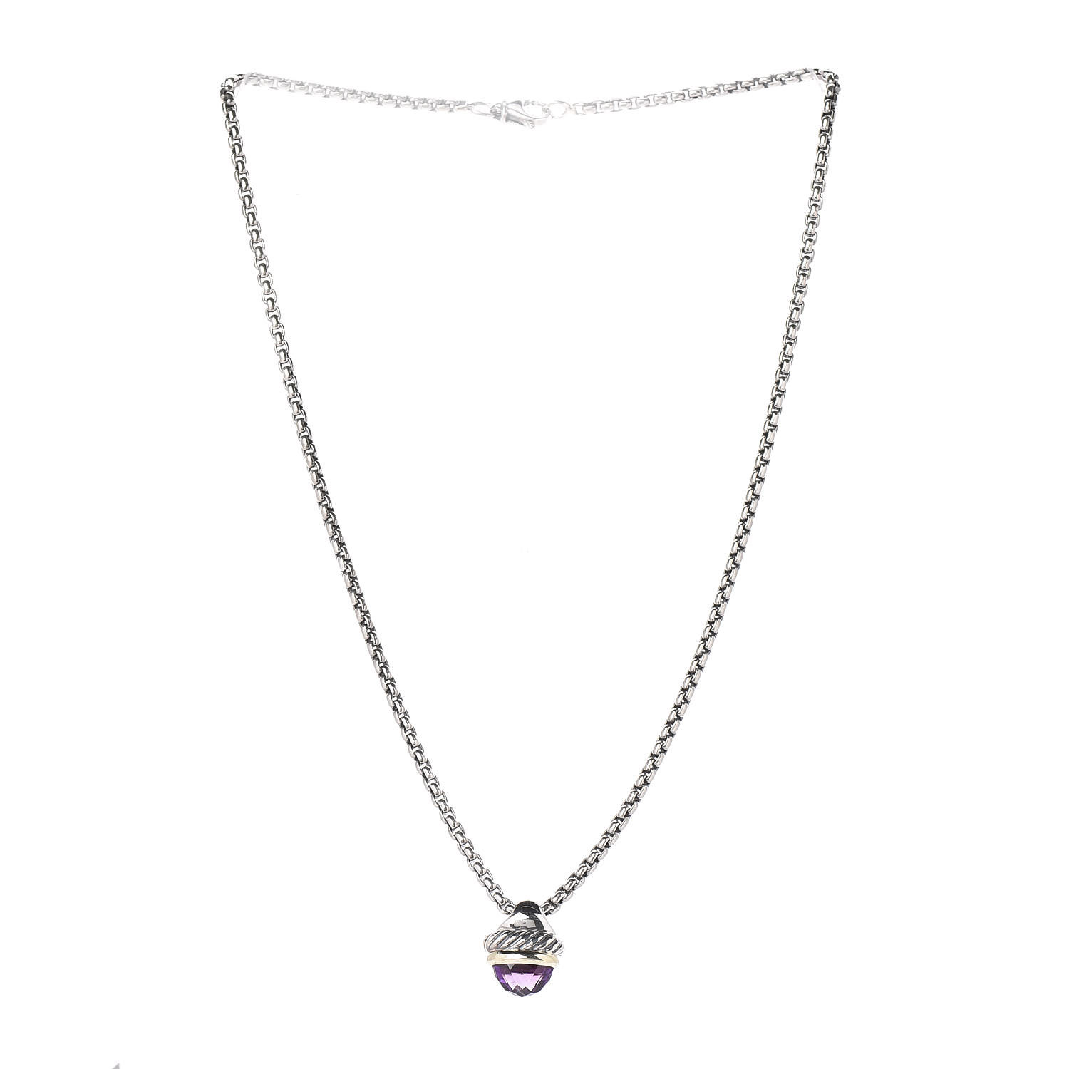 Amethyst Acorn pendant