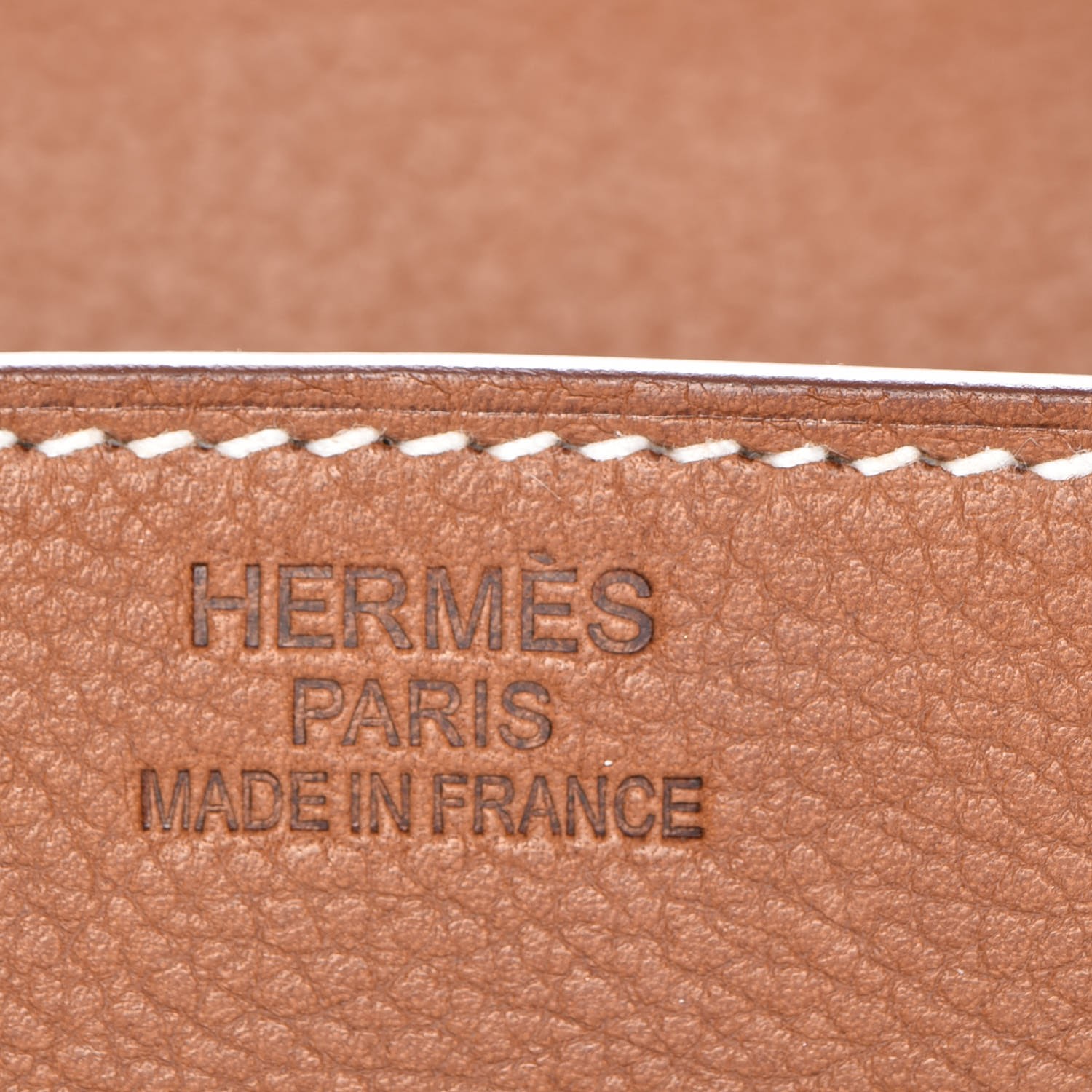 HERMES Natural Barenia Faubourg Birkin 35 Fauve 225454