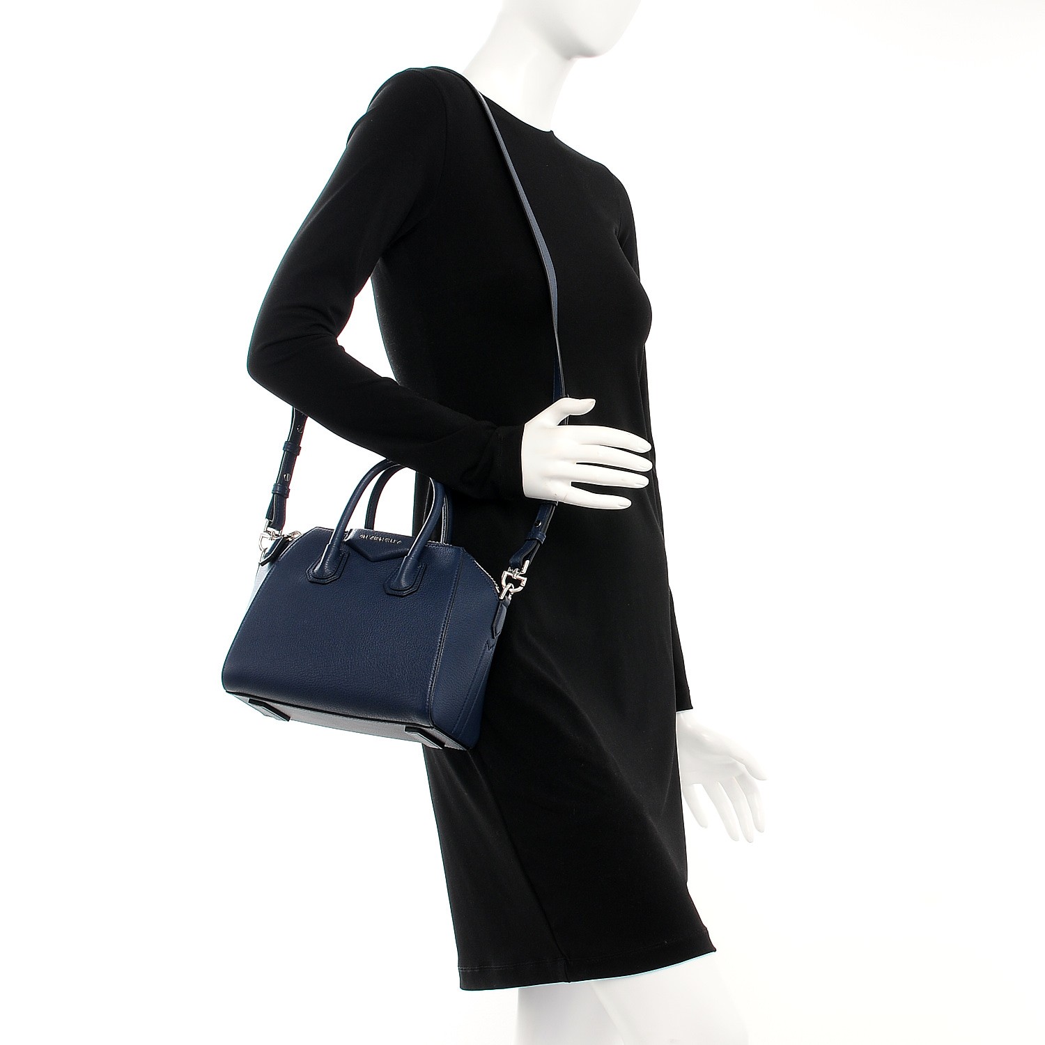 givenchy antigona navy blue