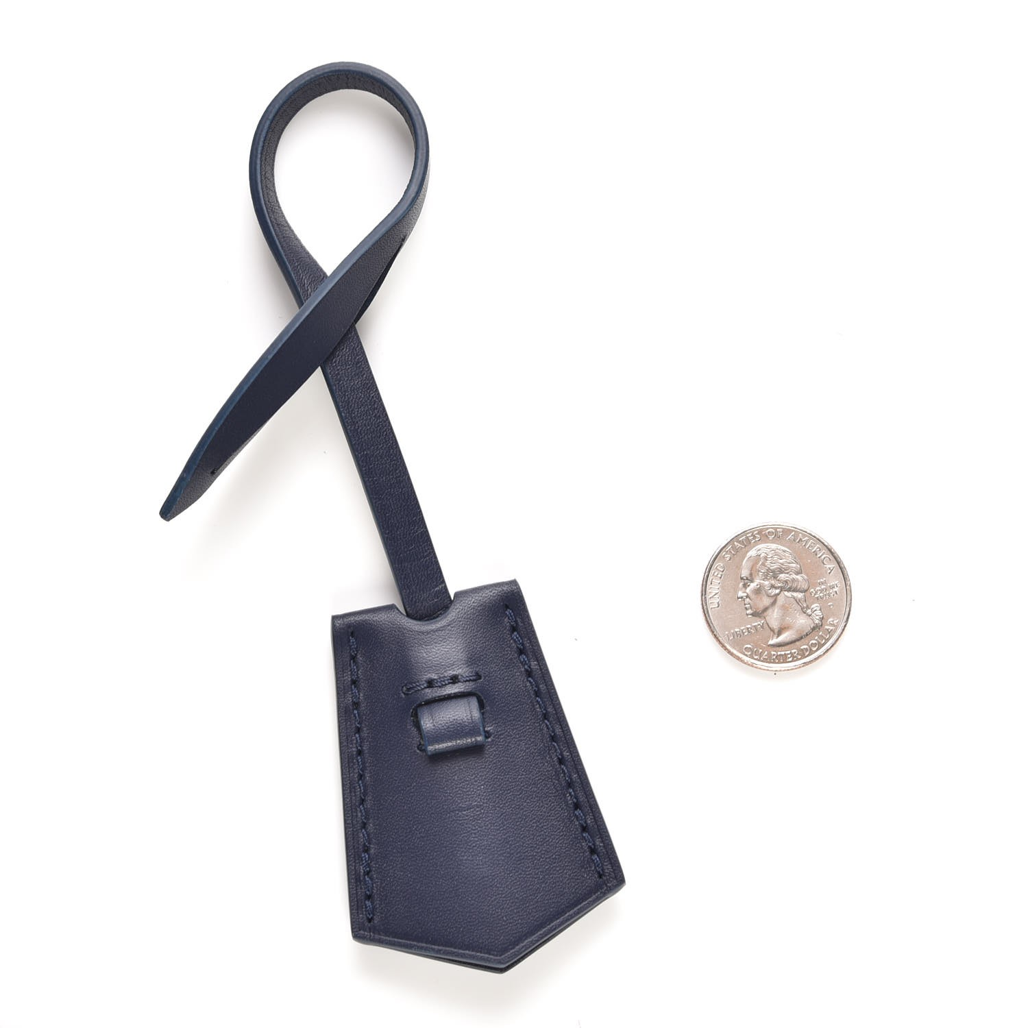 LOUIS VUITTON Calfskin Clochette Key Bell Holder Blue 216014