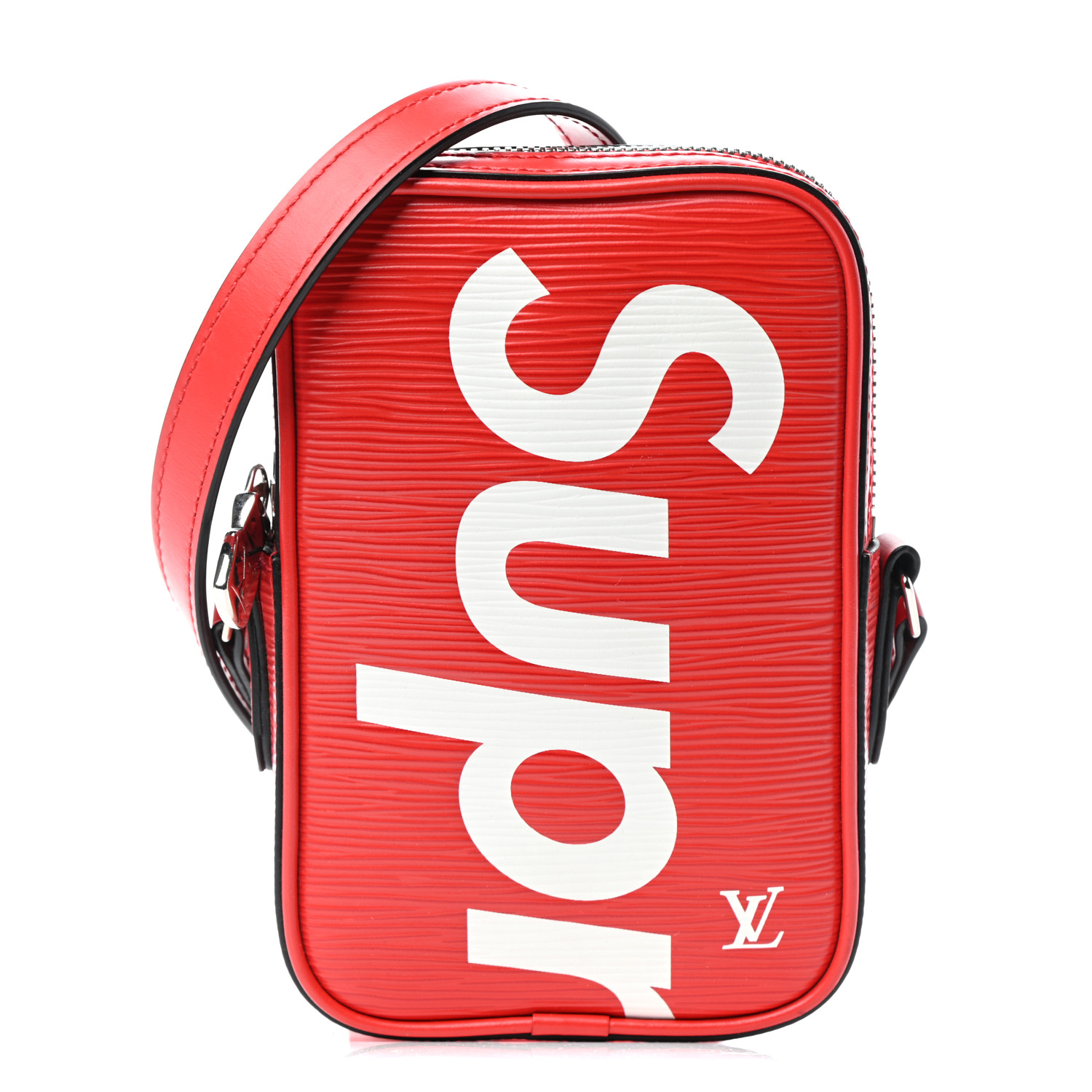 louis vuitton x supreme danube epi pm red