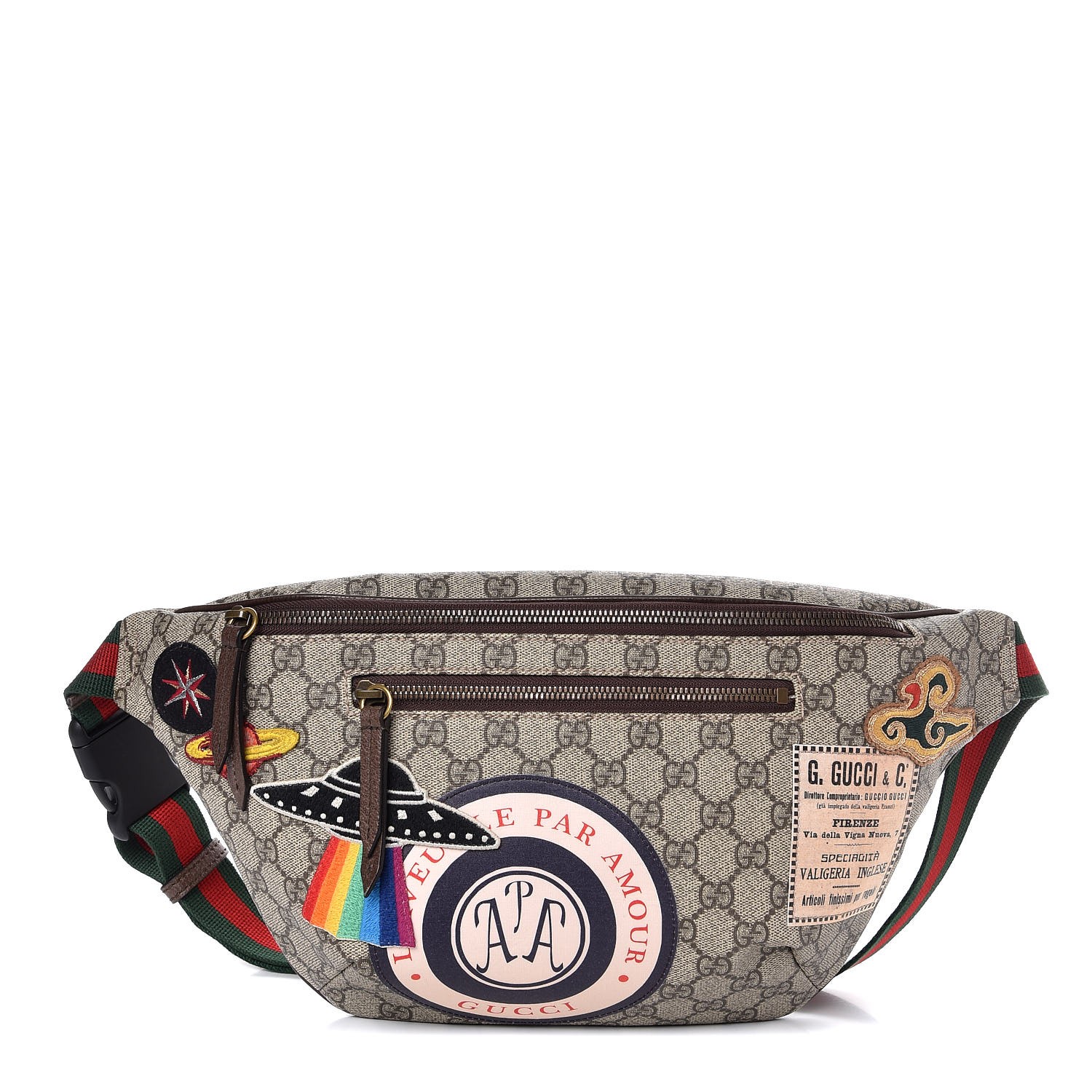 gucci supreme belt bag mens