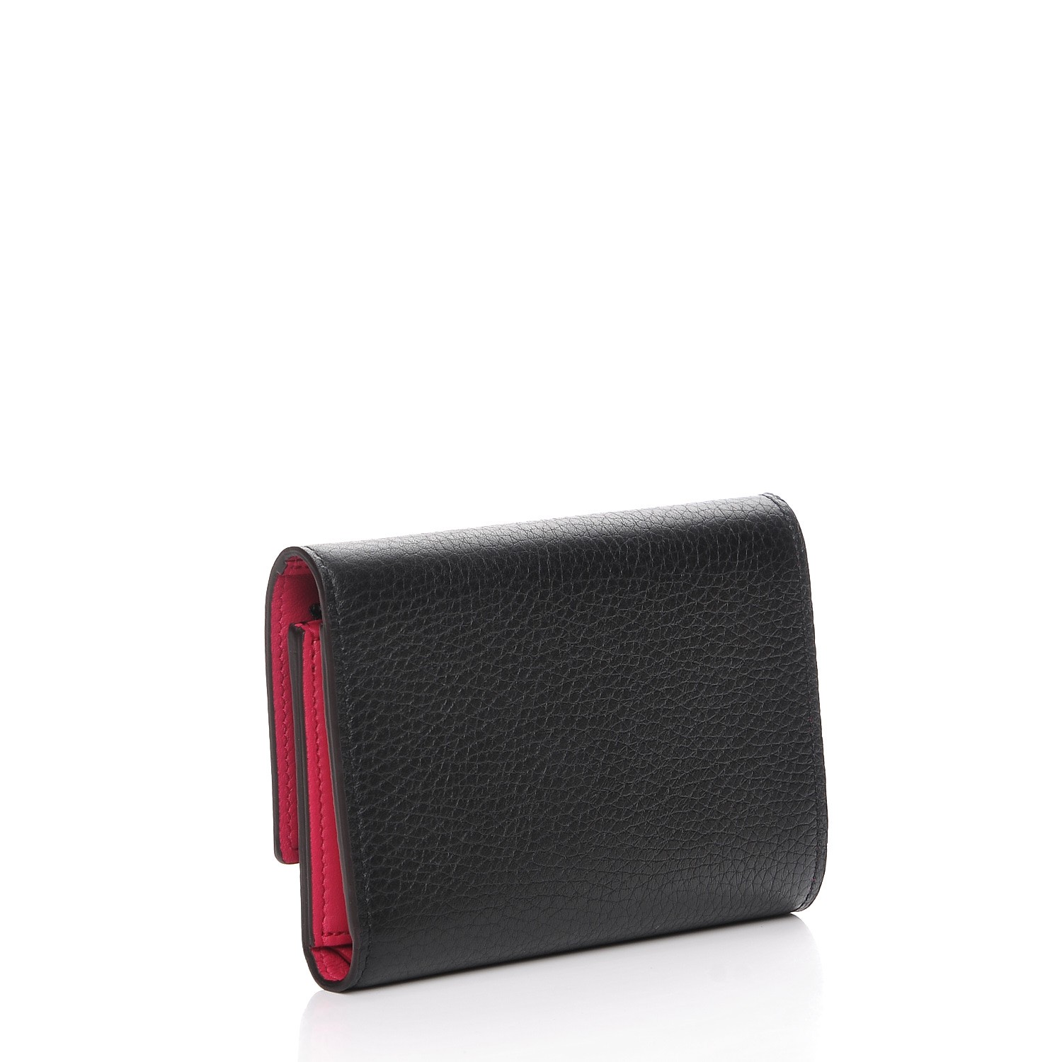 Louis Vuitton Black Taurillon Studded Capucines Wallet