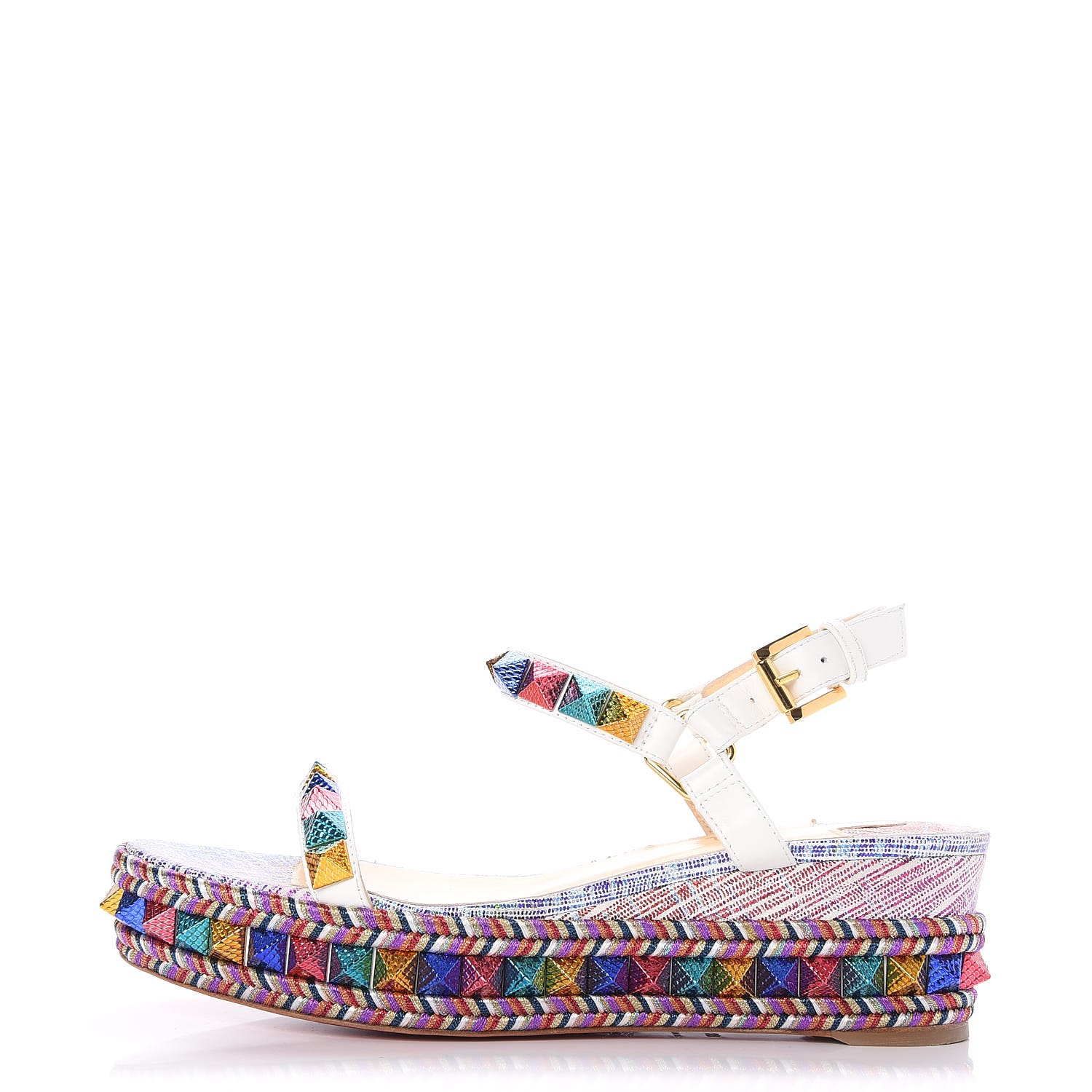 louboutin multicolor sandals