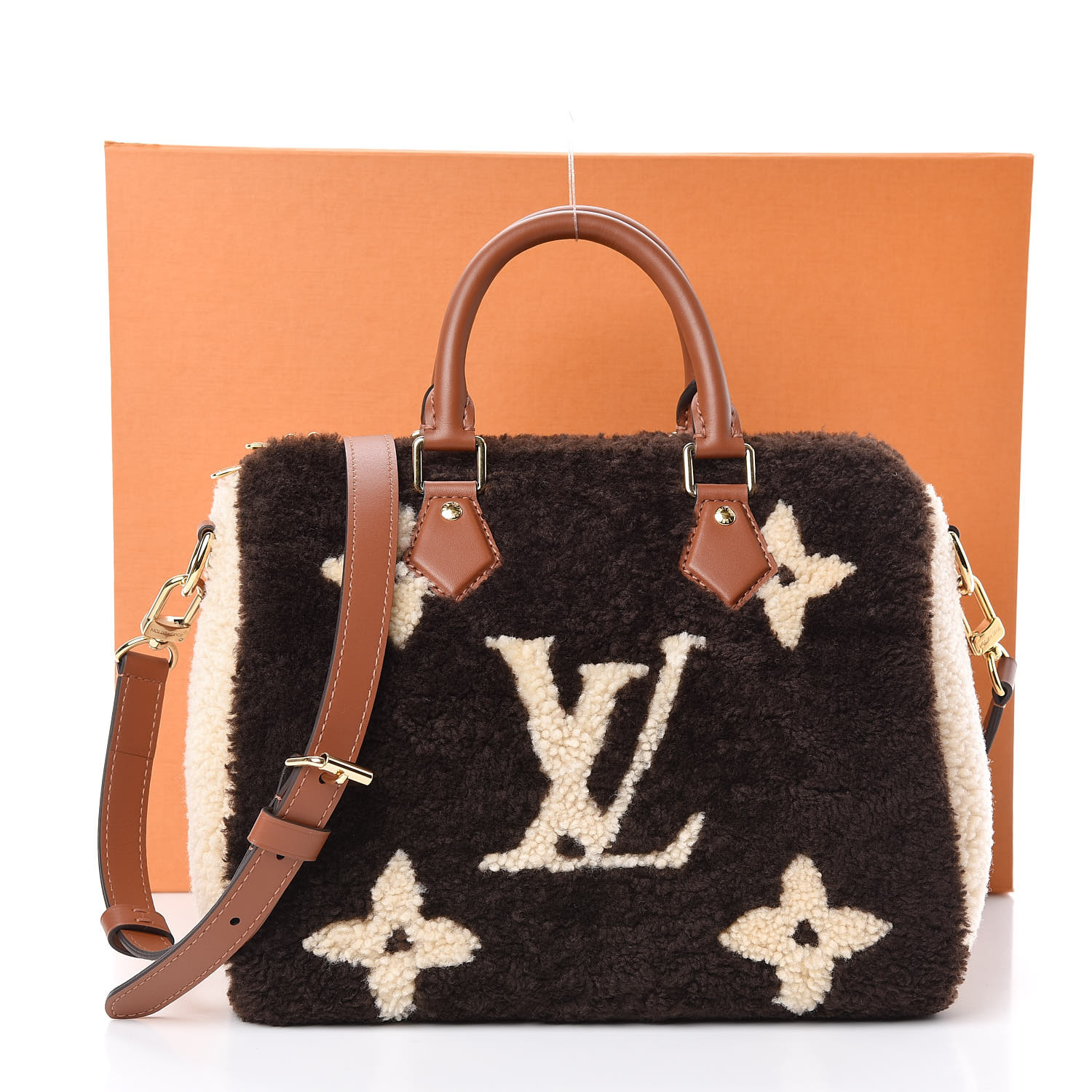 LOUIS VUITTON Monogram Teddy Speedy Bandouliere 25 444809