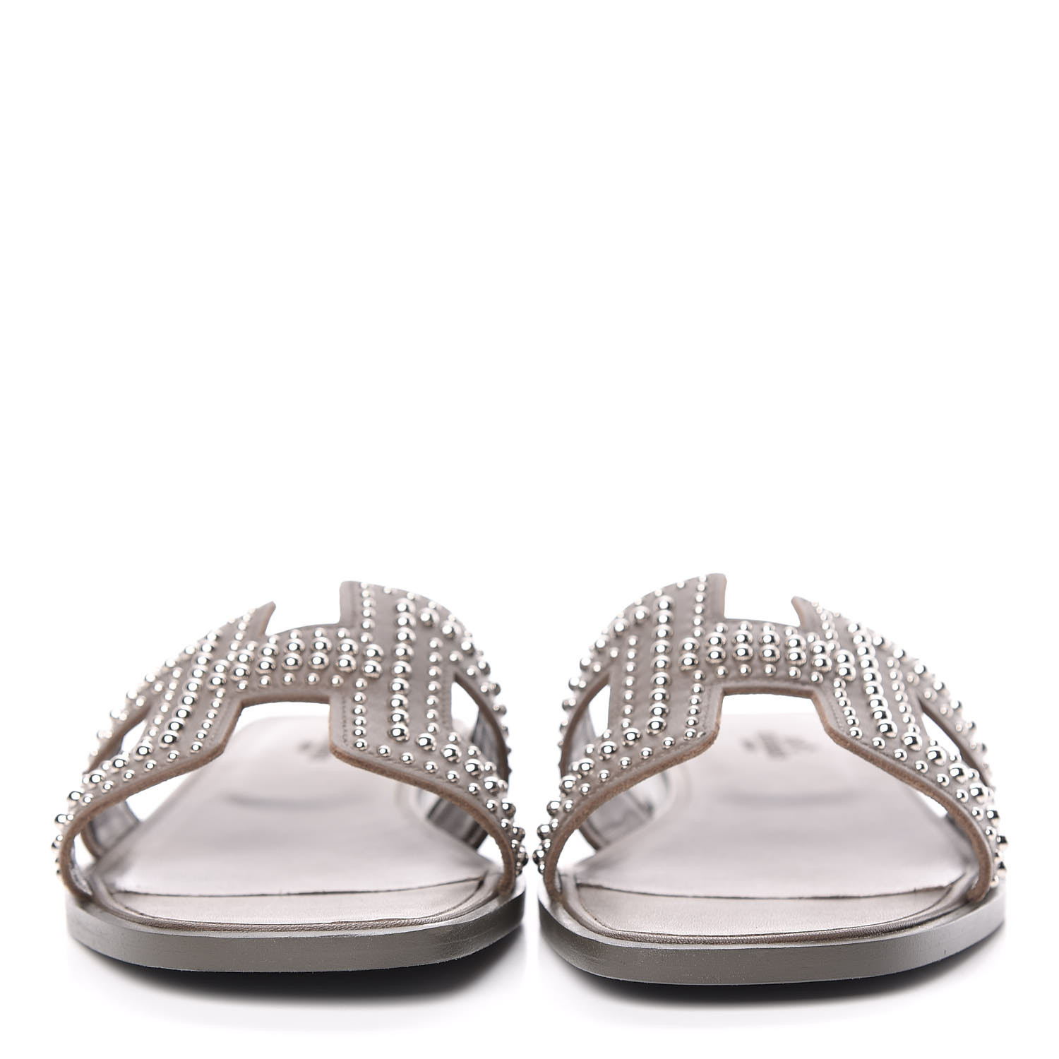 hermes studded oran sandals