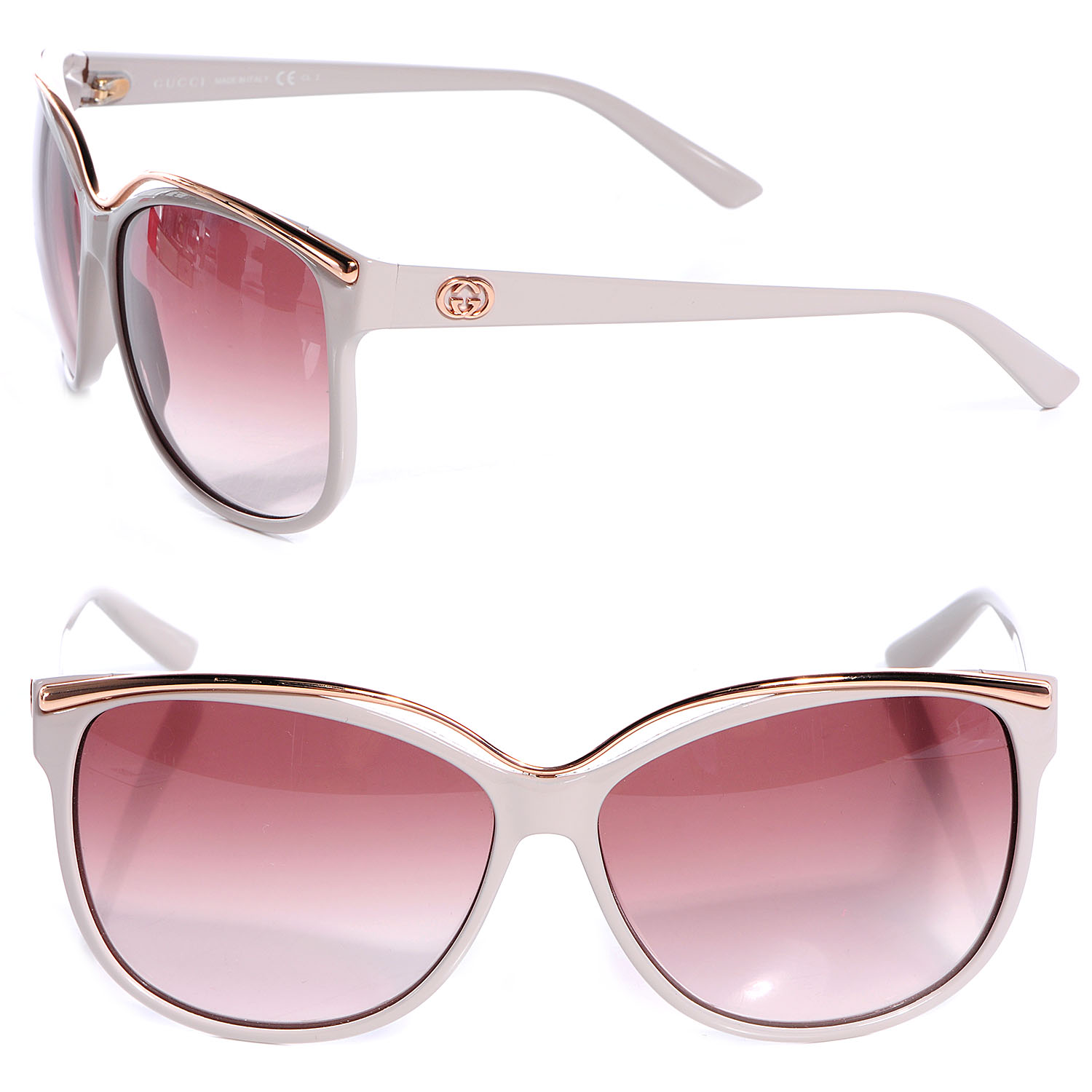 GUCCI Sunglasses 3155/S White 67584