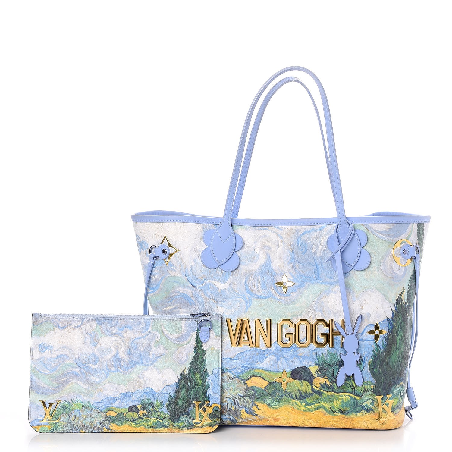 Louis Vuitton x Jeff Koons Speedy Vincent Van Gogh Masters 30 Lavender  Multicolor in Coated Canvas with Brass - US