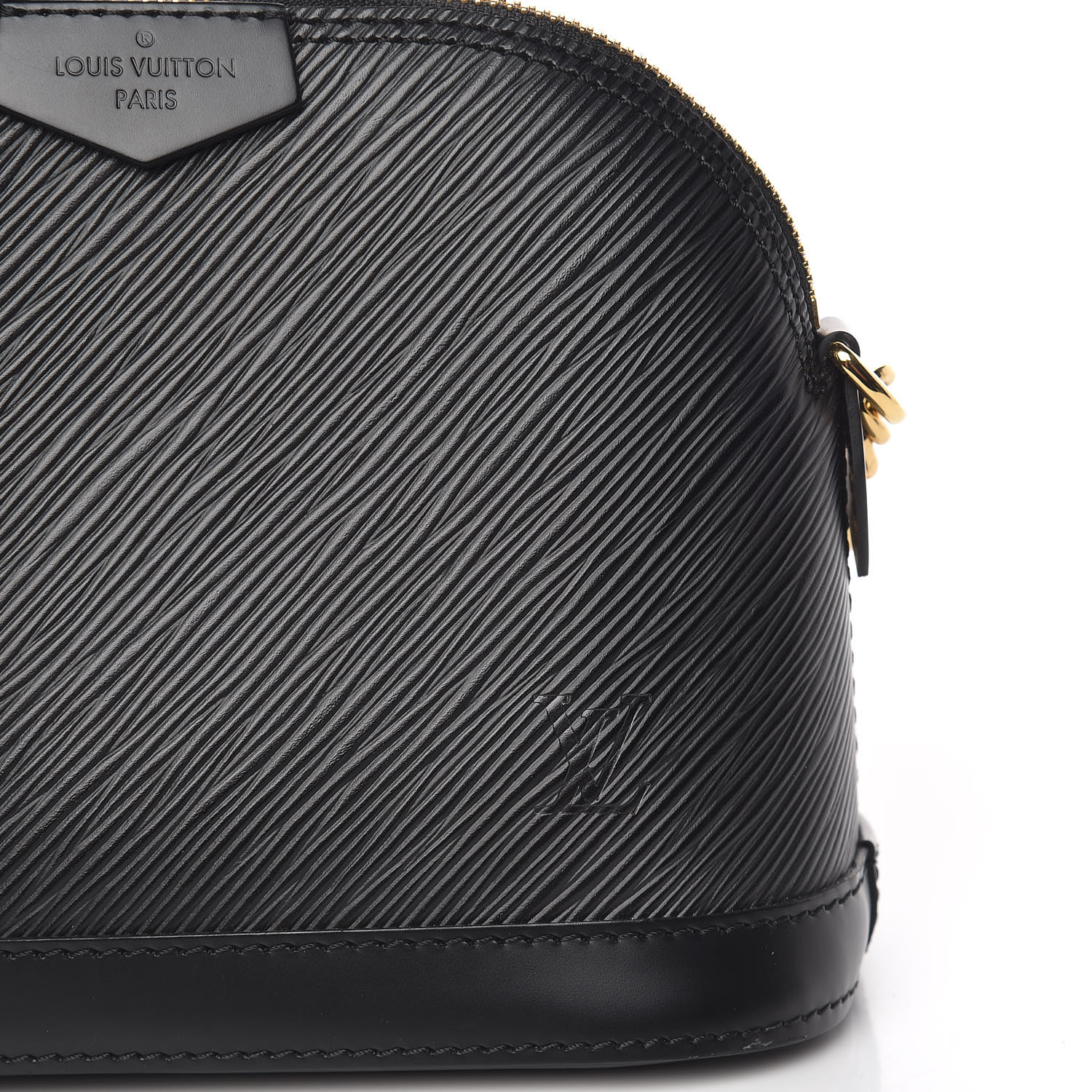 LOUIS VUITTON Epi Alma Mini Black 493232