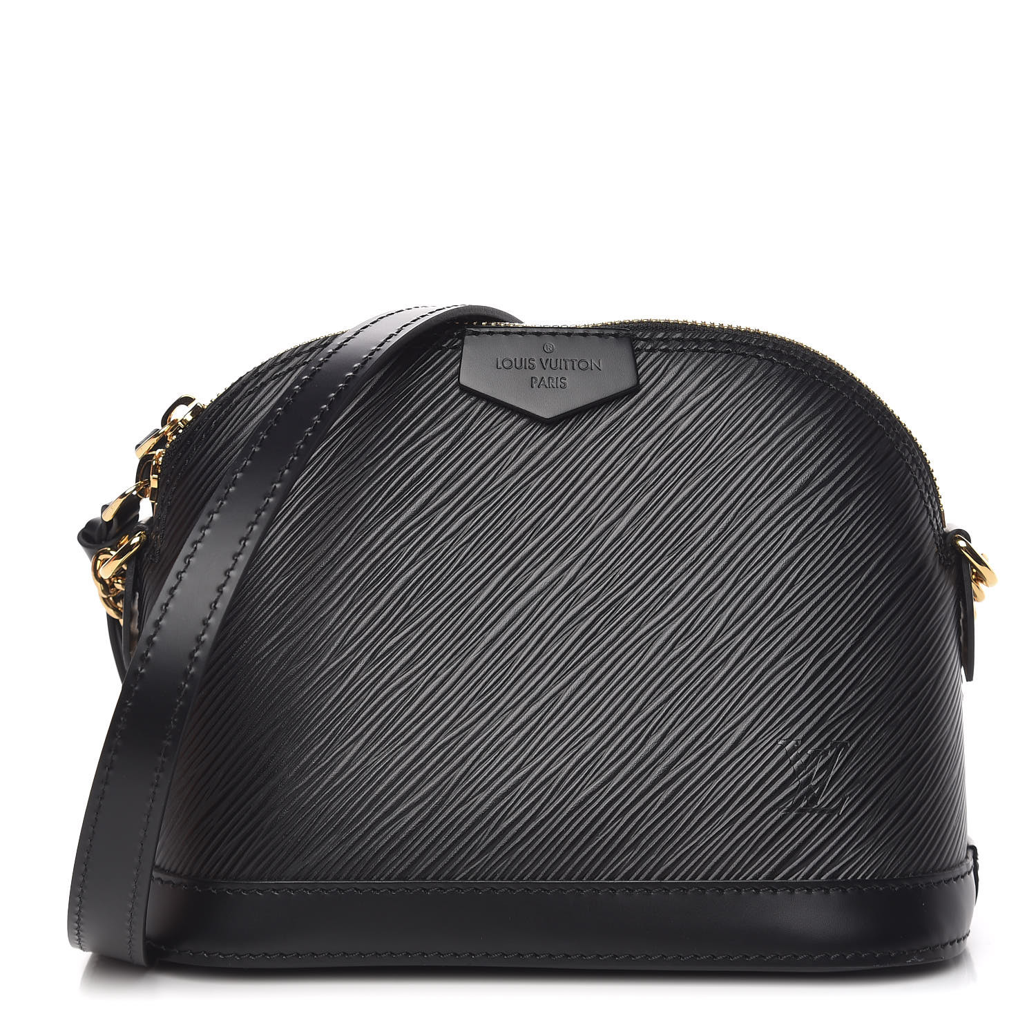 LOUIS VUITTON Epi Alma Mini Black 493232