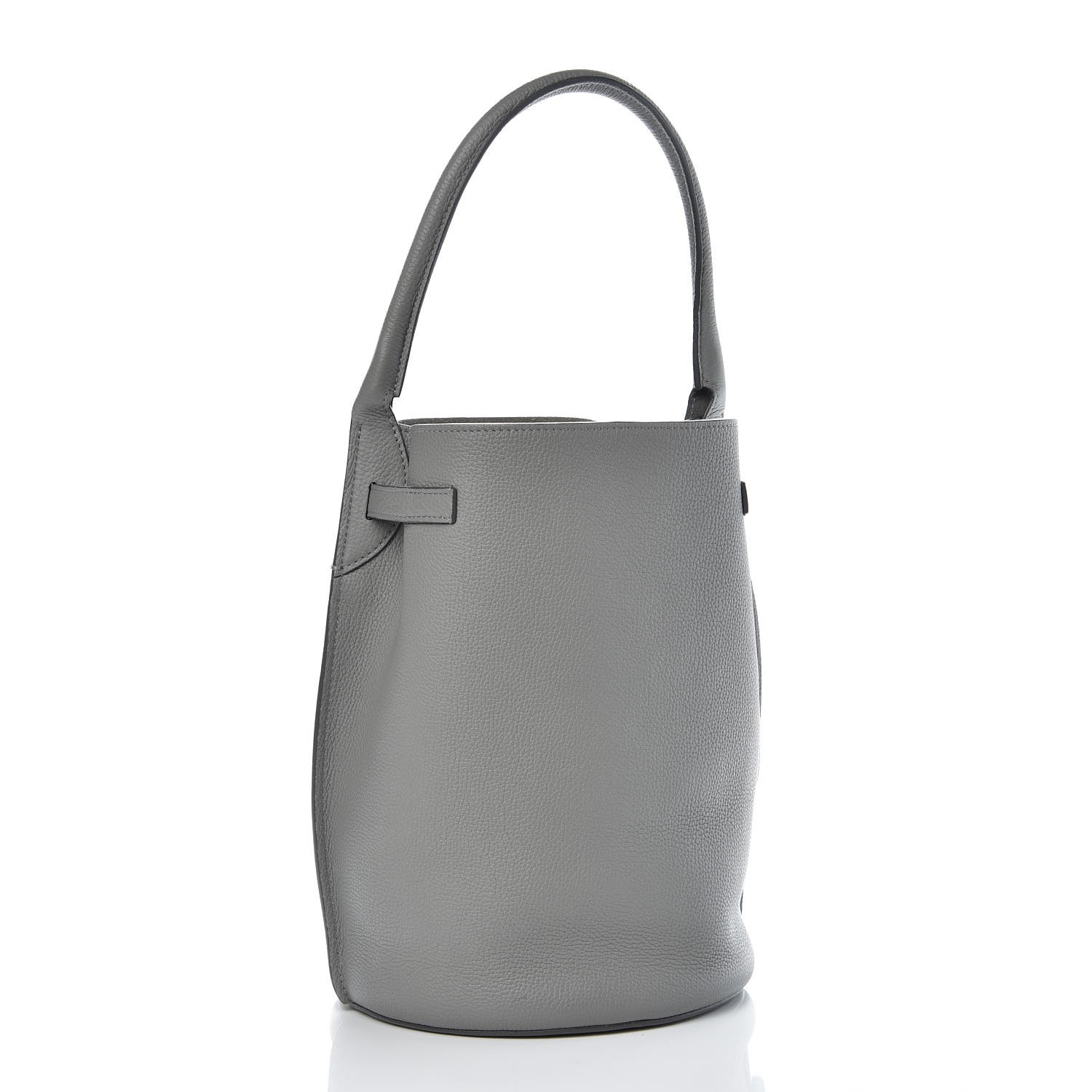Celine Supple Grained Calfskin Bag Bucket Grey
