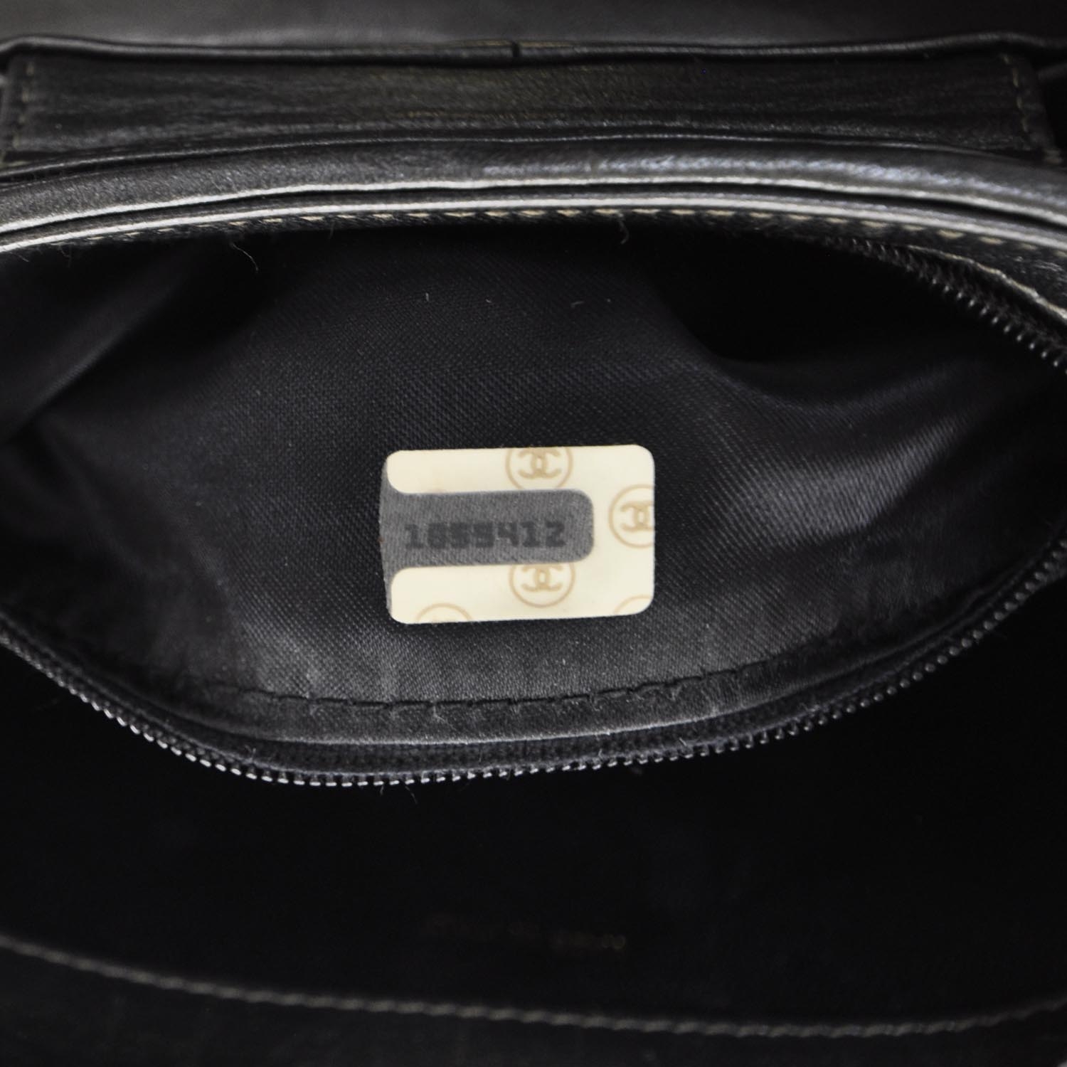CHANEL Quilted Lambskin Tassel Shoulder Bag Pewter 22729