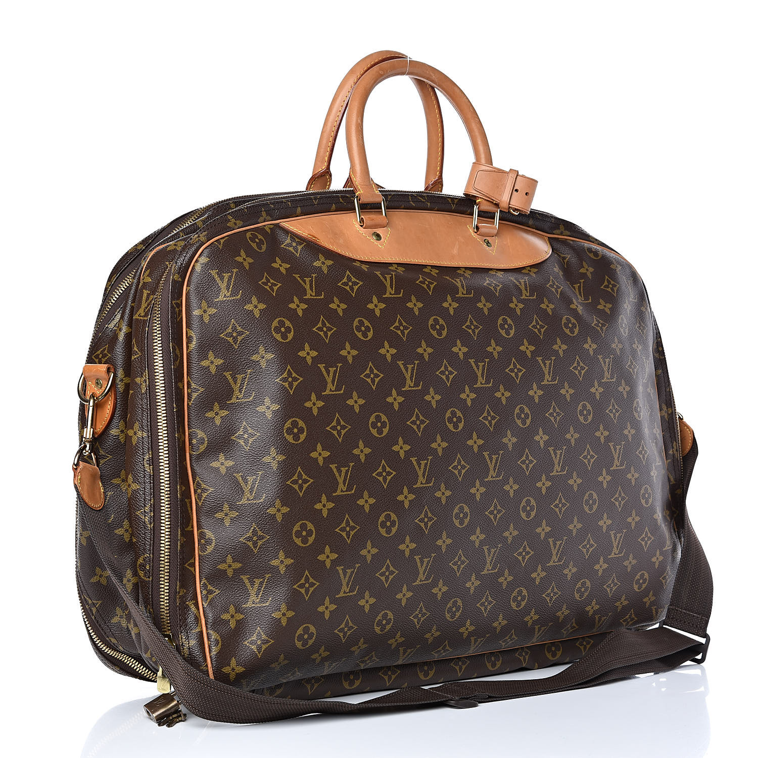 LOUIS VUITTON Monogram Alize 2 Compartment Luggage Travel Bag 507896
