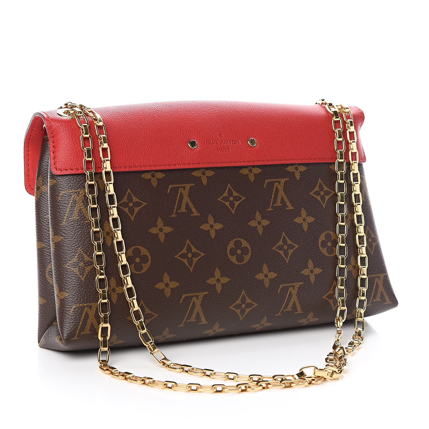 LOUIS VUITTON Monogram Pallas Chain Cherry 517110