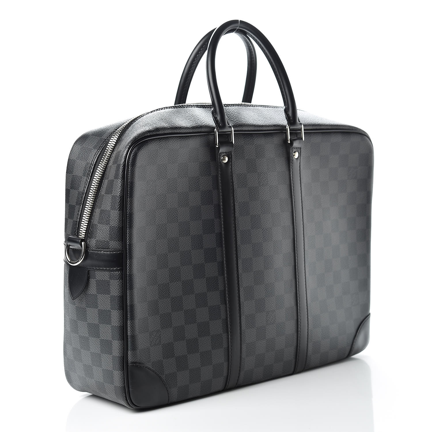 louis vuitton porte documents voyage gm damier graphite