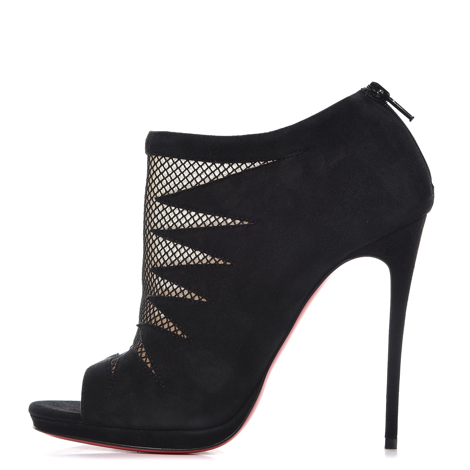 louboutin heel booties