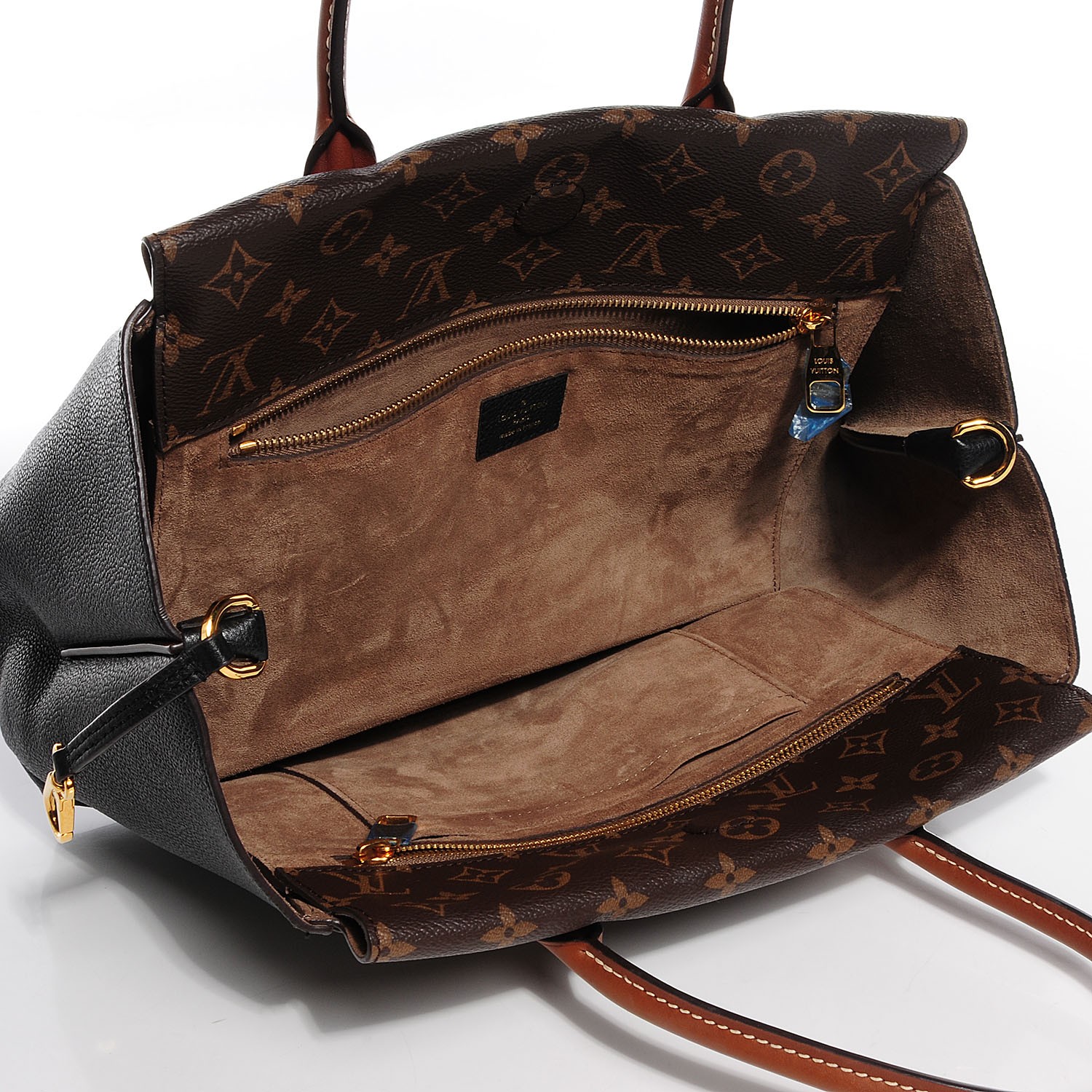 lv monogram tote bag with zipper