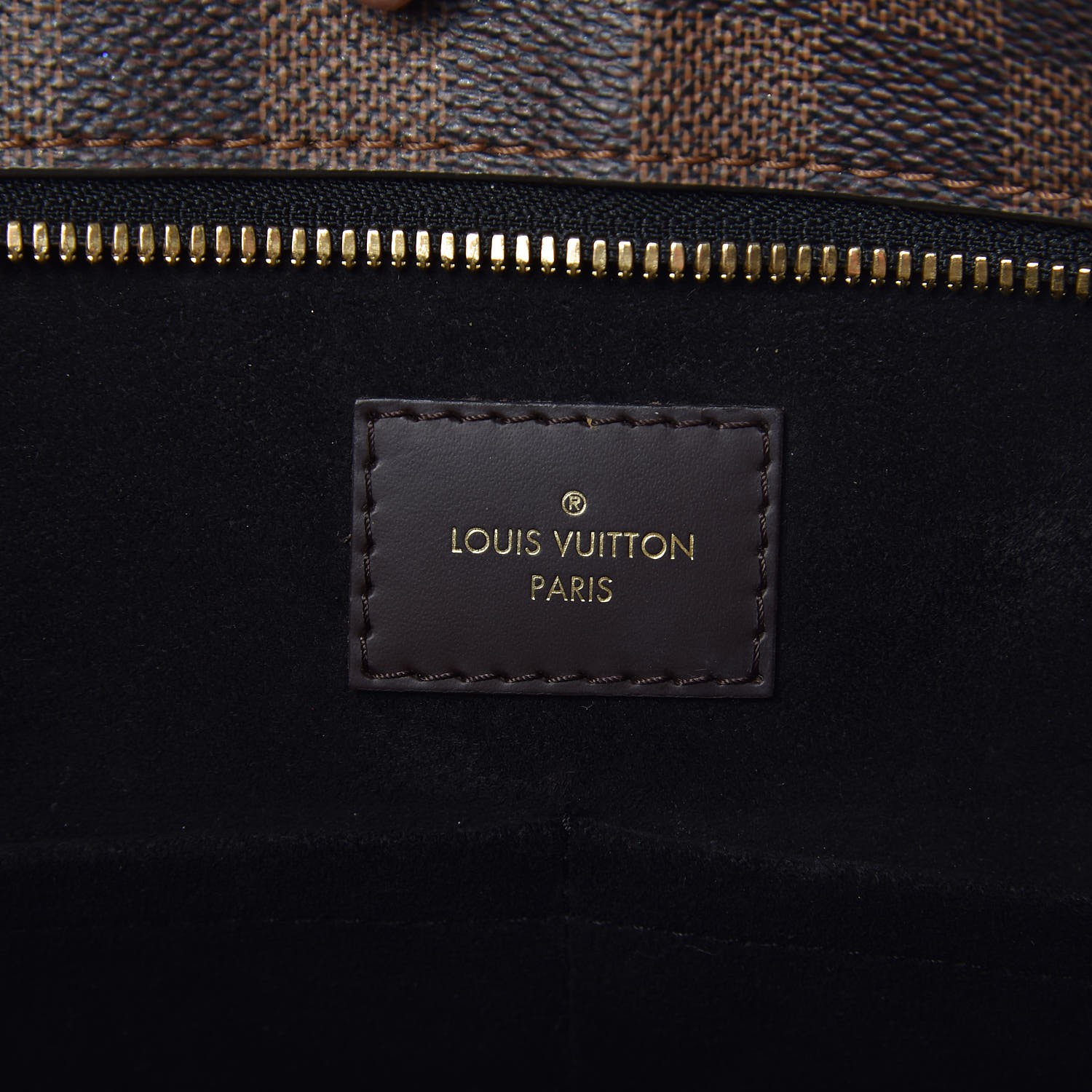 louis vuitton damier ebene jersey noir black LOUIS VUITTON Damier Ebene Jersey Noir Black 280391