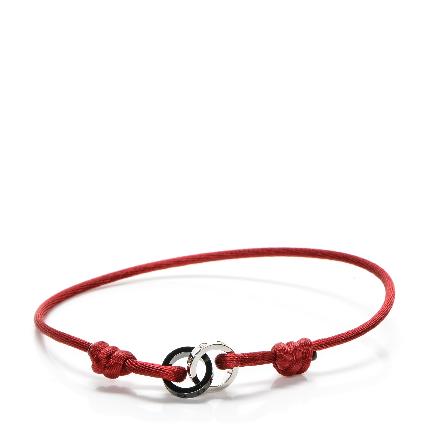 cartier love bracelet 2 hoops