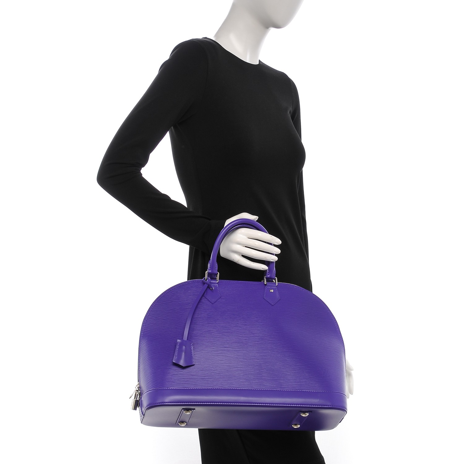 Louis Vuitton, Bags, Louis Vuitton Figue Purple Epi Leather Alma Gm  Satchel Bag