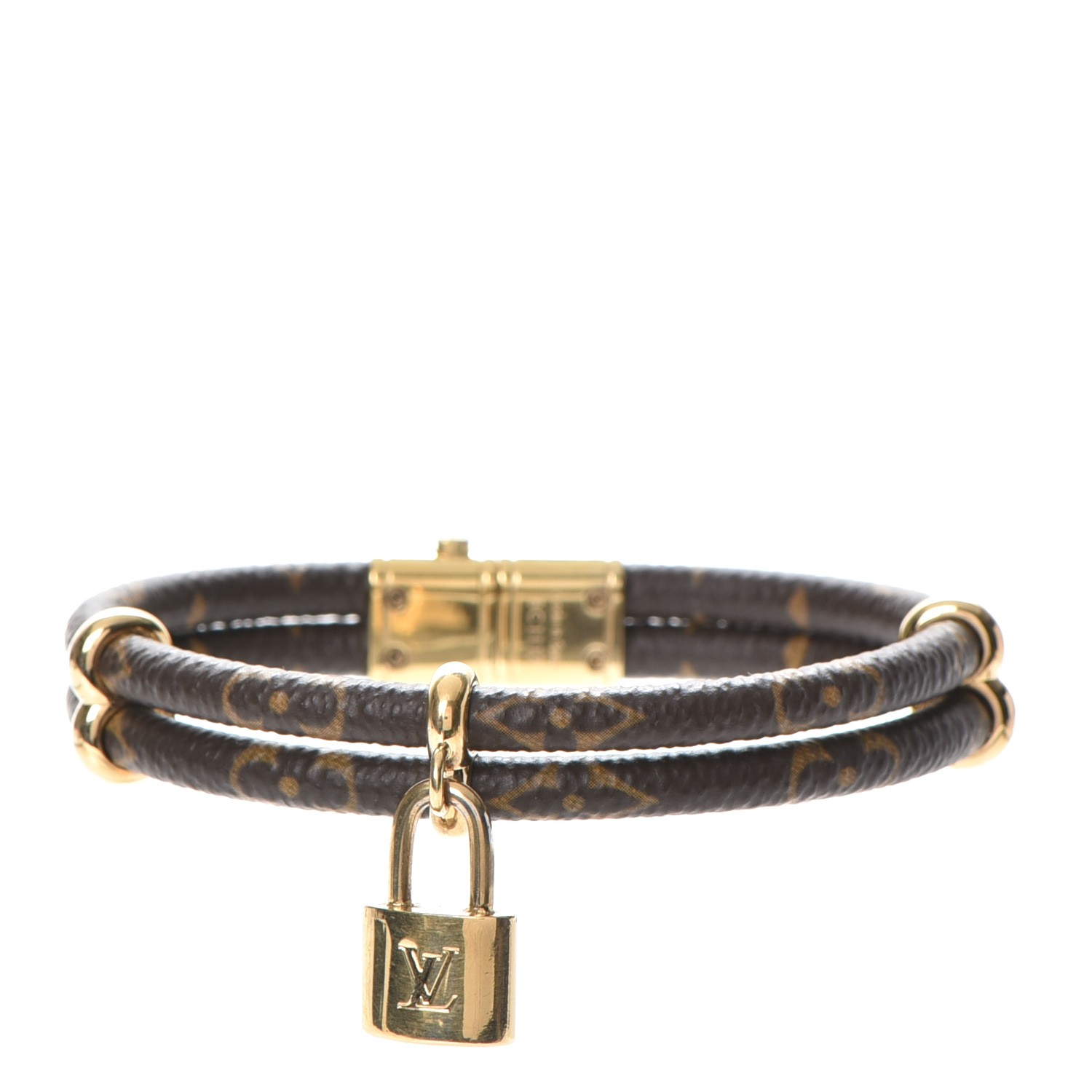 Shop Louis Vuitton Keep it twice monogram bracelet (M6640E) by