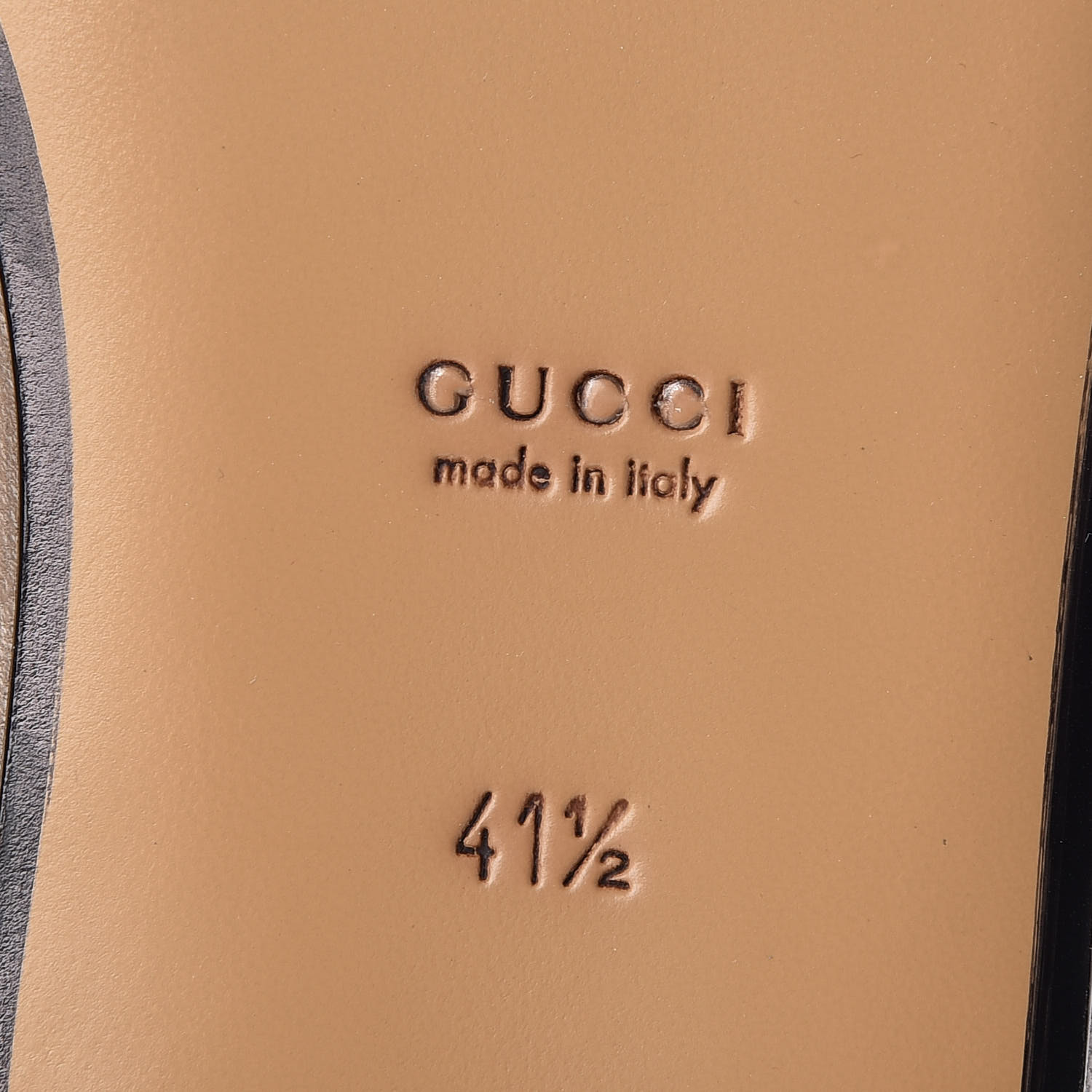 gucci princetown mud