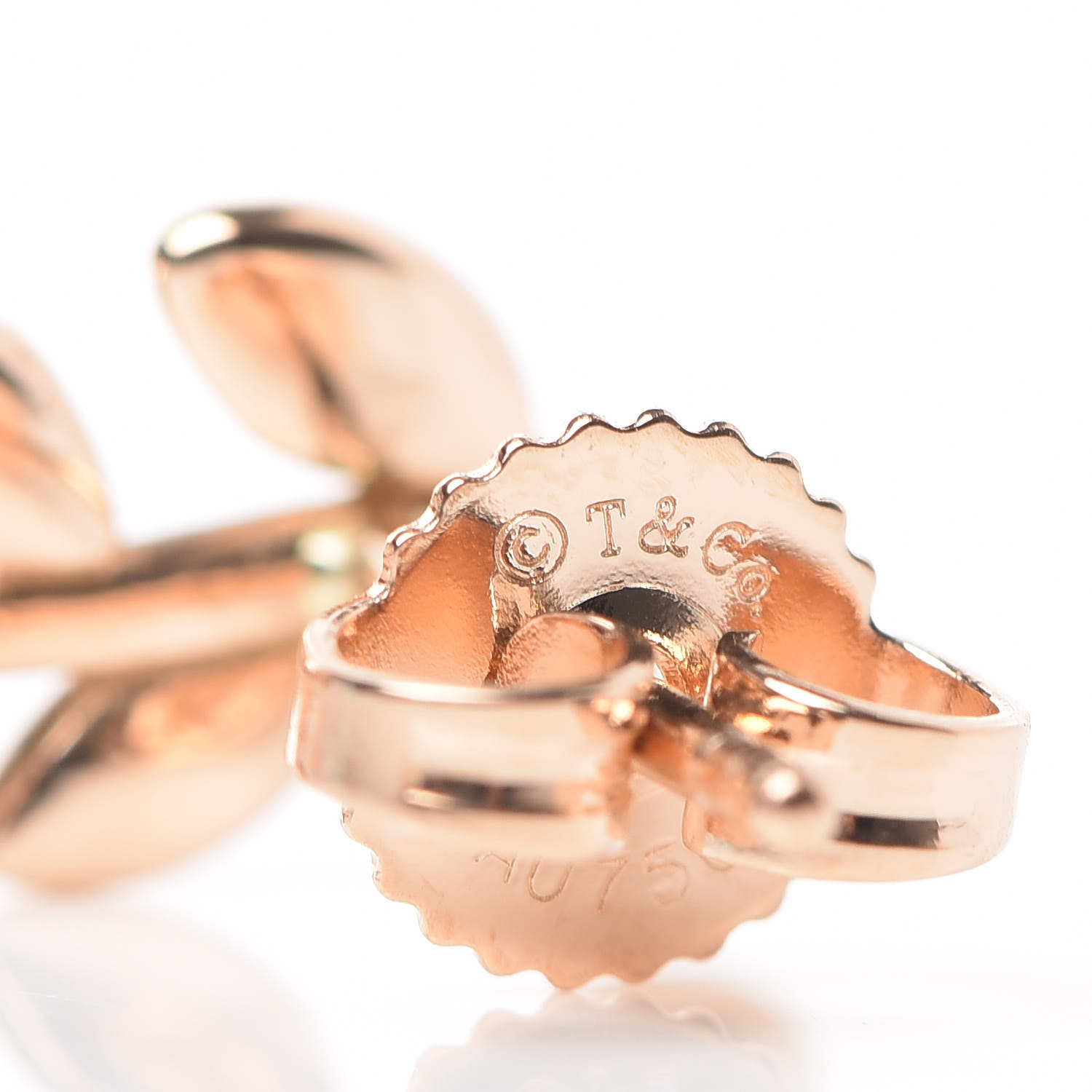 tiffany and co olive leaf climber earrings
